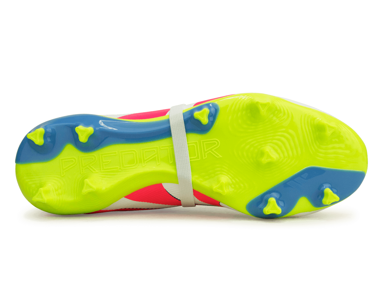 adidas Men's Predator League Foldover Tongue FG/MG White/Pink/Lemon、mySite、bottomscart
