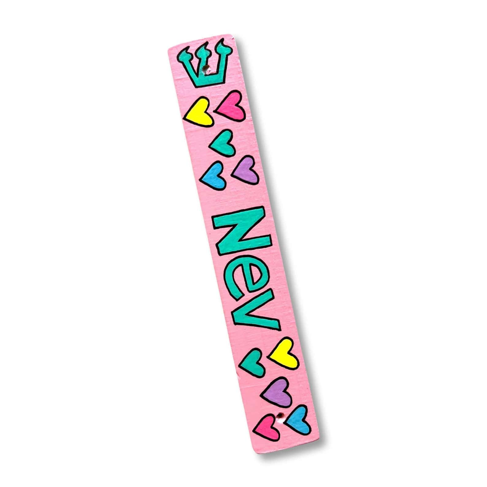 Personalized Hearts Mezuzah - Light Pink、mySite、topwebapps