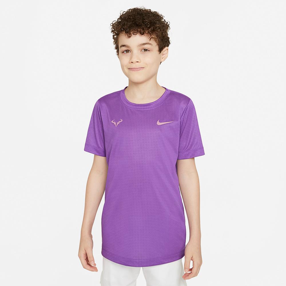 Nike Boys Rafa Tee - Wild Berry/Elemental Pink