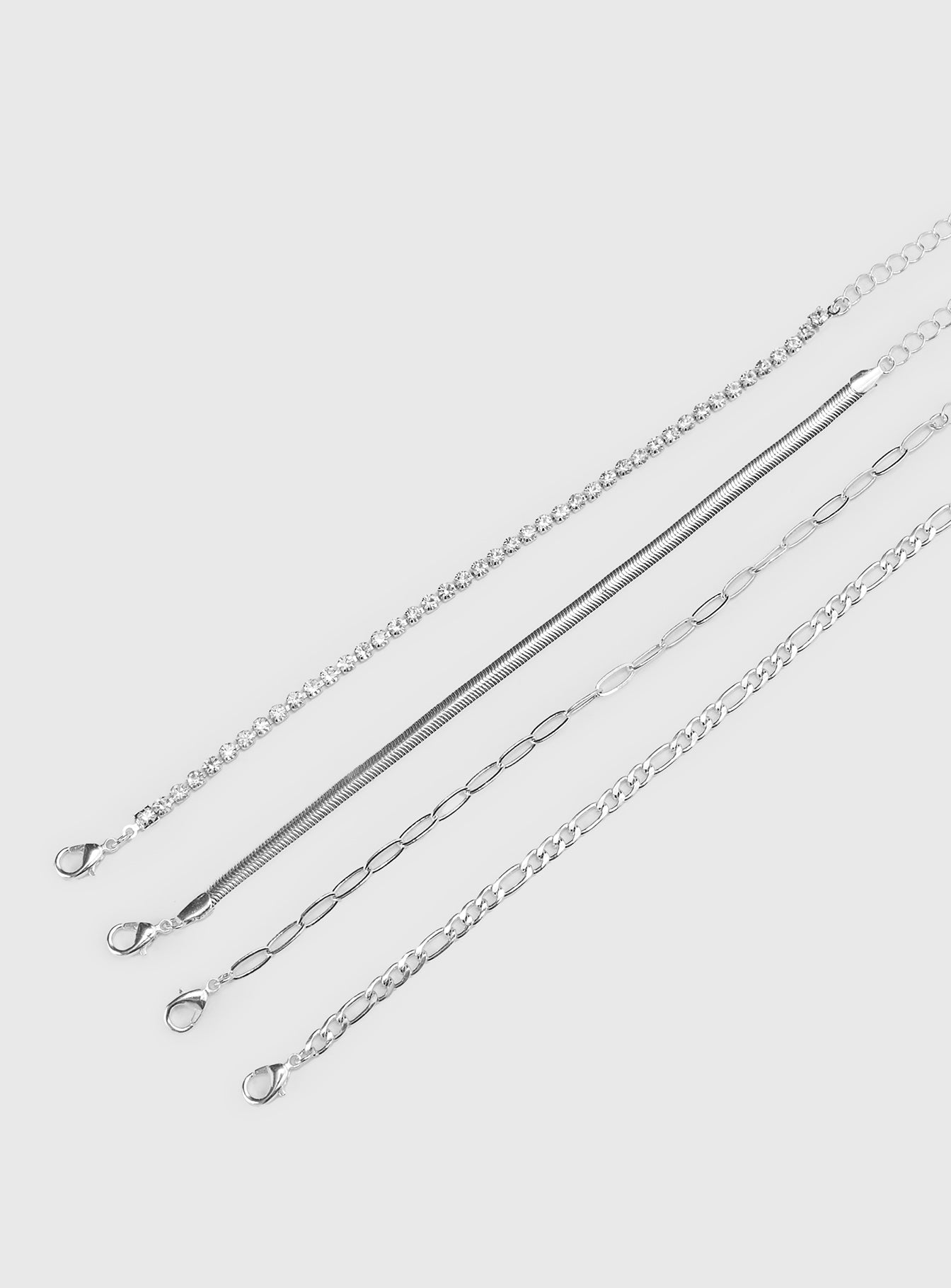 Esmerie Bracelet Set Silver、mySite、solidvoid