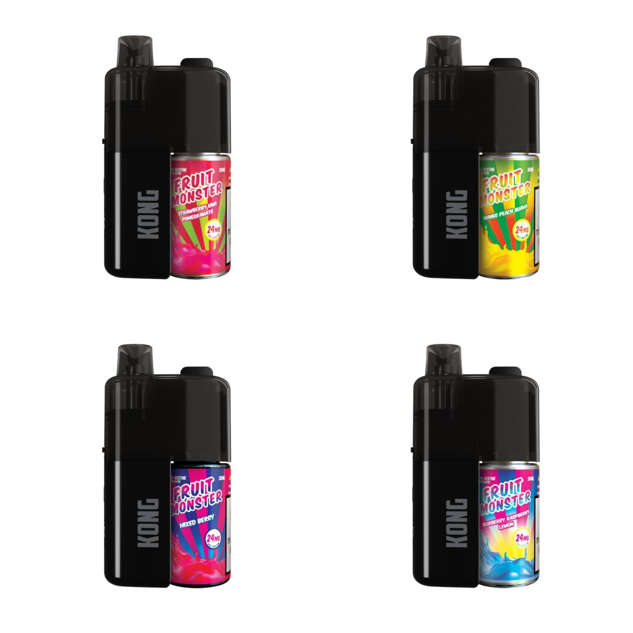 Kong by Zilla x Fruit Monster Salt 30mL 30,000 Puff Disposable、mySite、zt4zffjzw