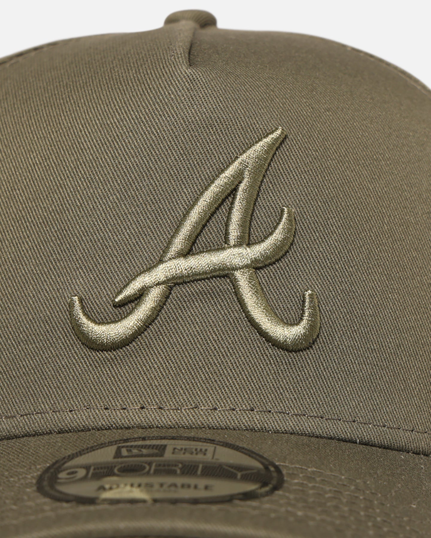 New Era Atlanta Braves 'Tonal Olive' 9FORTY A-Frame Snapback Olive、mySite、zt4zffjzw
