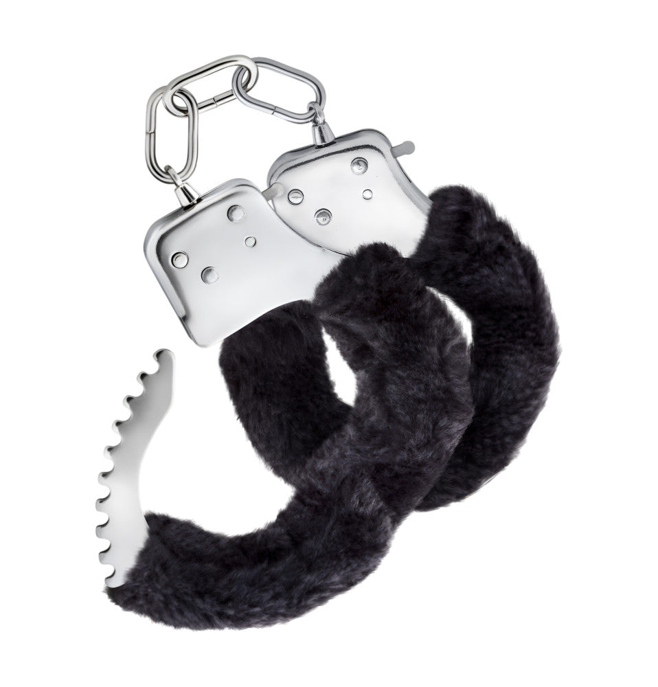 Temptasia By Blush® | Beginner Cuffs – Lightweight Bondage Handcuffs With Safety Release – Fully Adjustable With 2 Keys - Black Fur、mySite、bottomscart