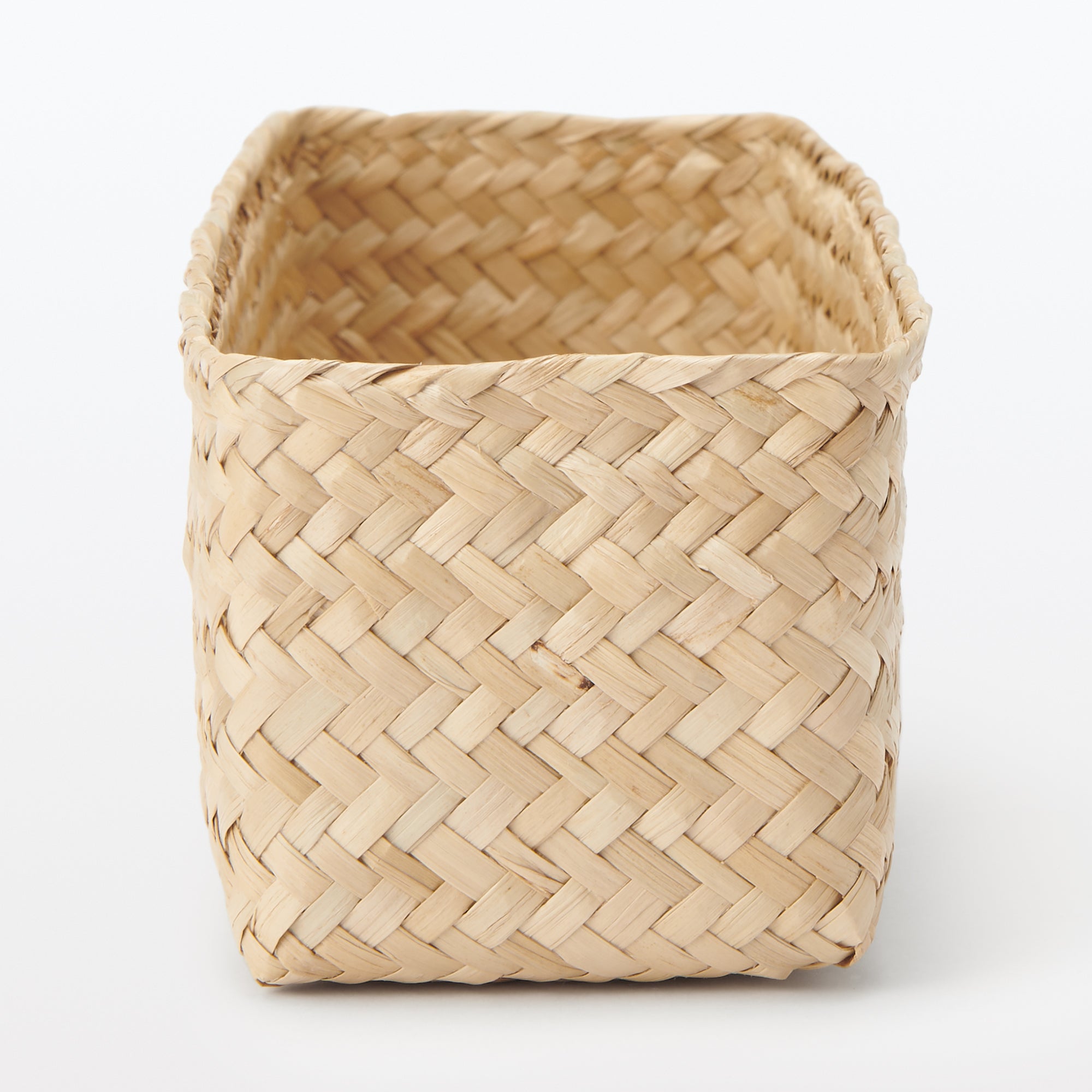  Seagrass Organizer Herringbone Rectangular Half Basket - Medium (W3.0 x D9.8 x H2.8)、mySite、sugarbowlscore