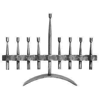 Blackthorne Forge Iron Ribbon Jewish Menorah、mySite、topwebapps