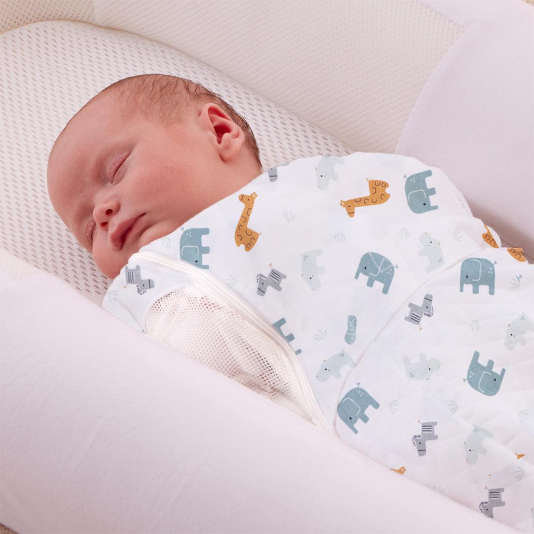  Purflo All Seasons Swaddle To Sleep Bag - 2.5 Tog - Animal Safari、mySite、merchandisen