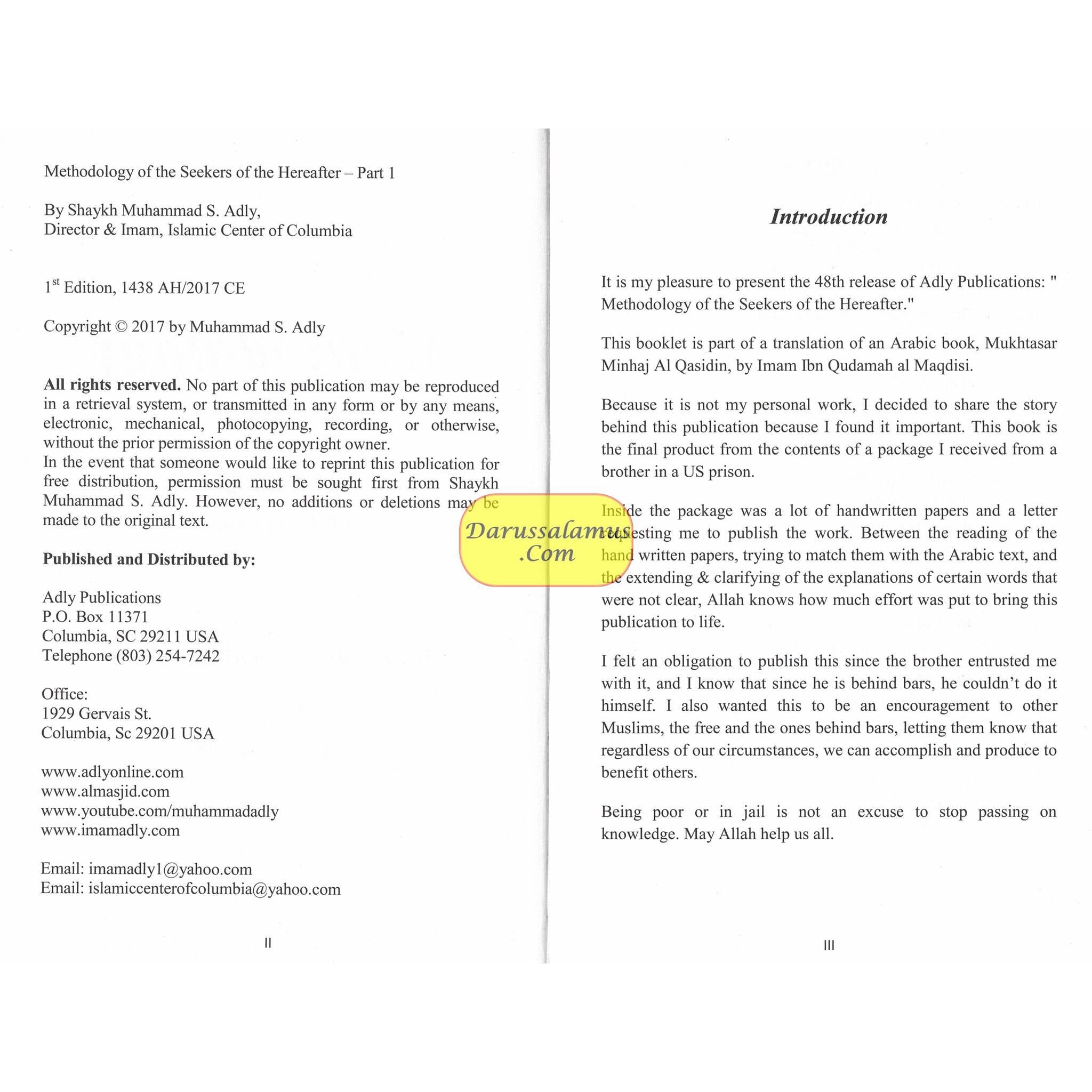 Methodology Of The Seekers Of The Hereafter by Muhammad S-Adly、mySite、topwebapps