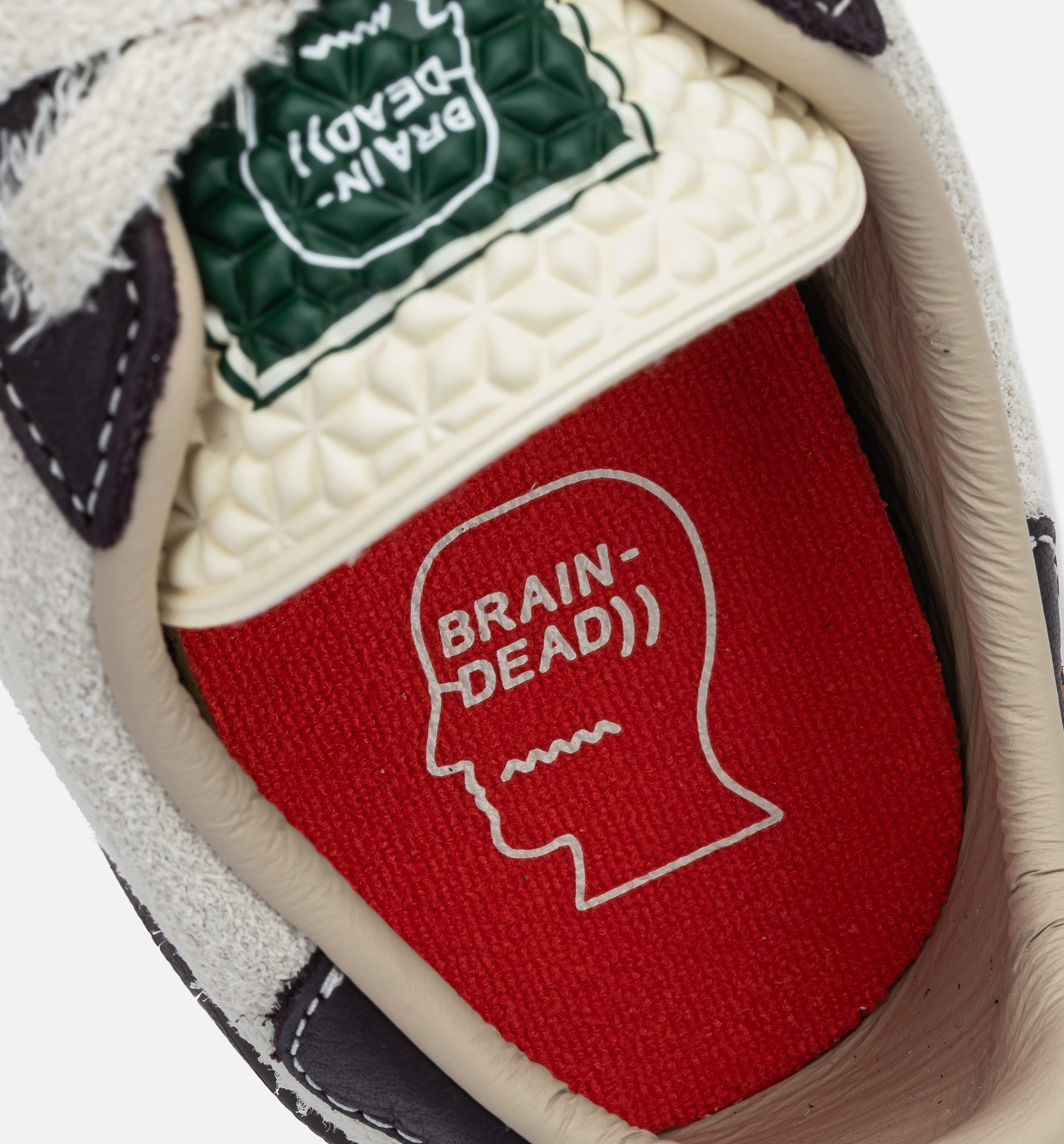 Brain Dead x Forest Hills Mens Lifestyle Shoe - Cream White/Pantone/Night Red、mySite、dreamappss