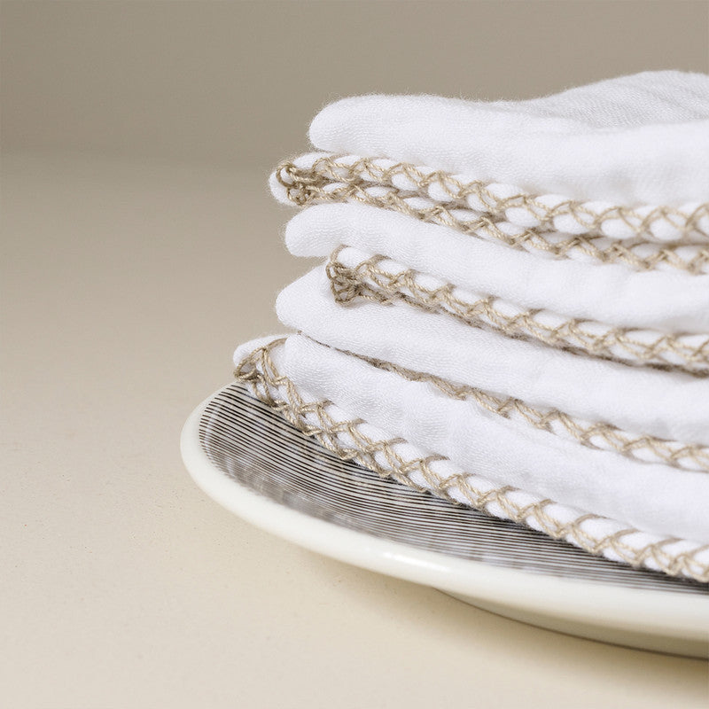 Cotton Gauze Face Towel | Clay | Clay、mySite、camillekostekn