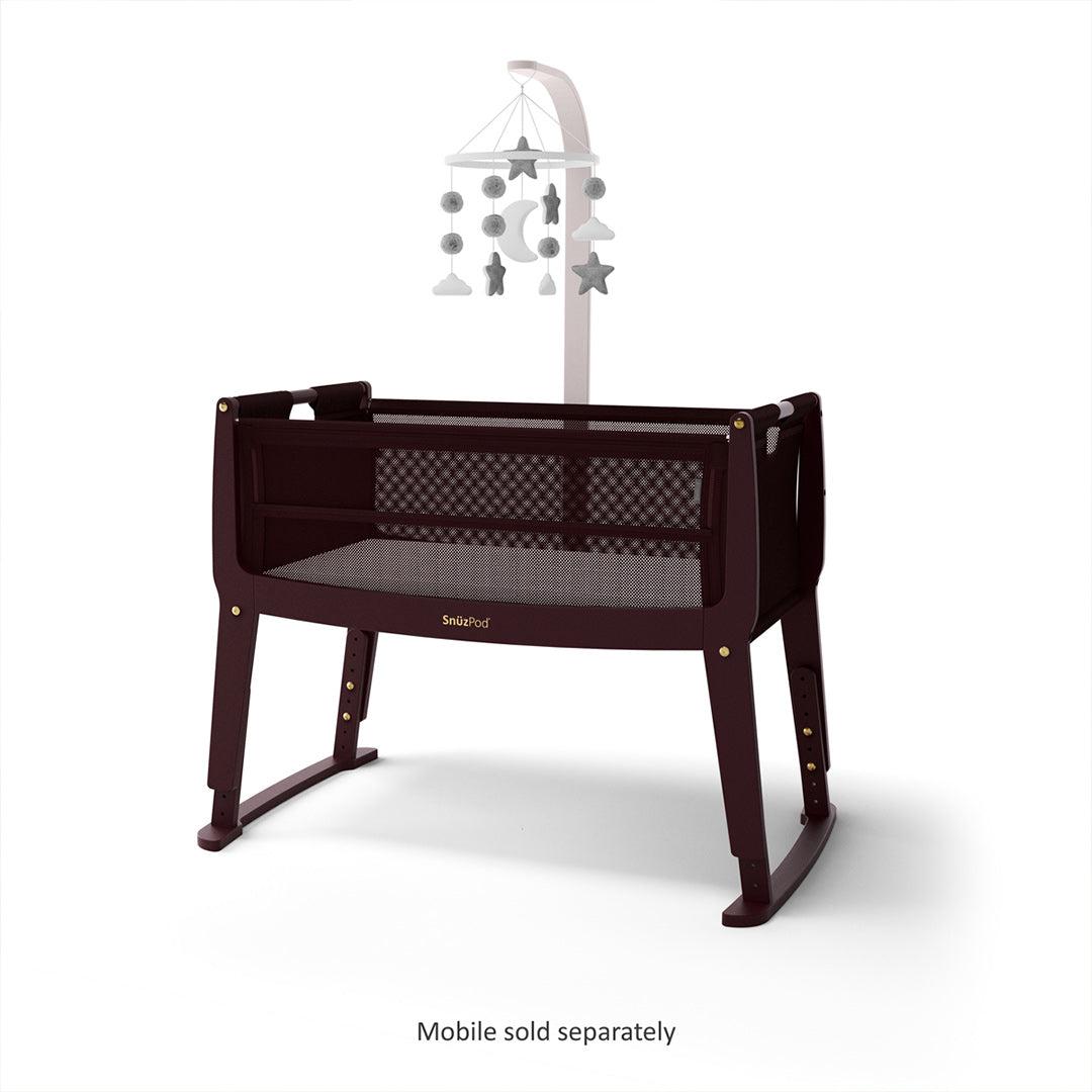  Snuz SnuzPod Studio Bedside Crib - Rome Burgundy、mySite、merchandisen