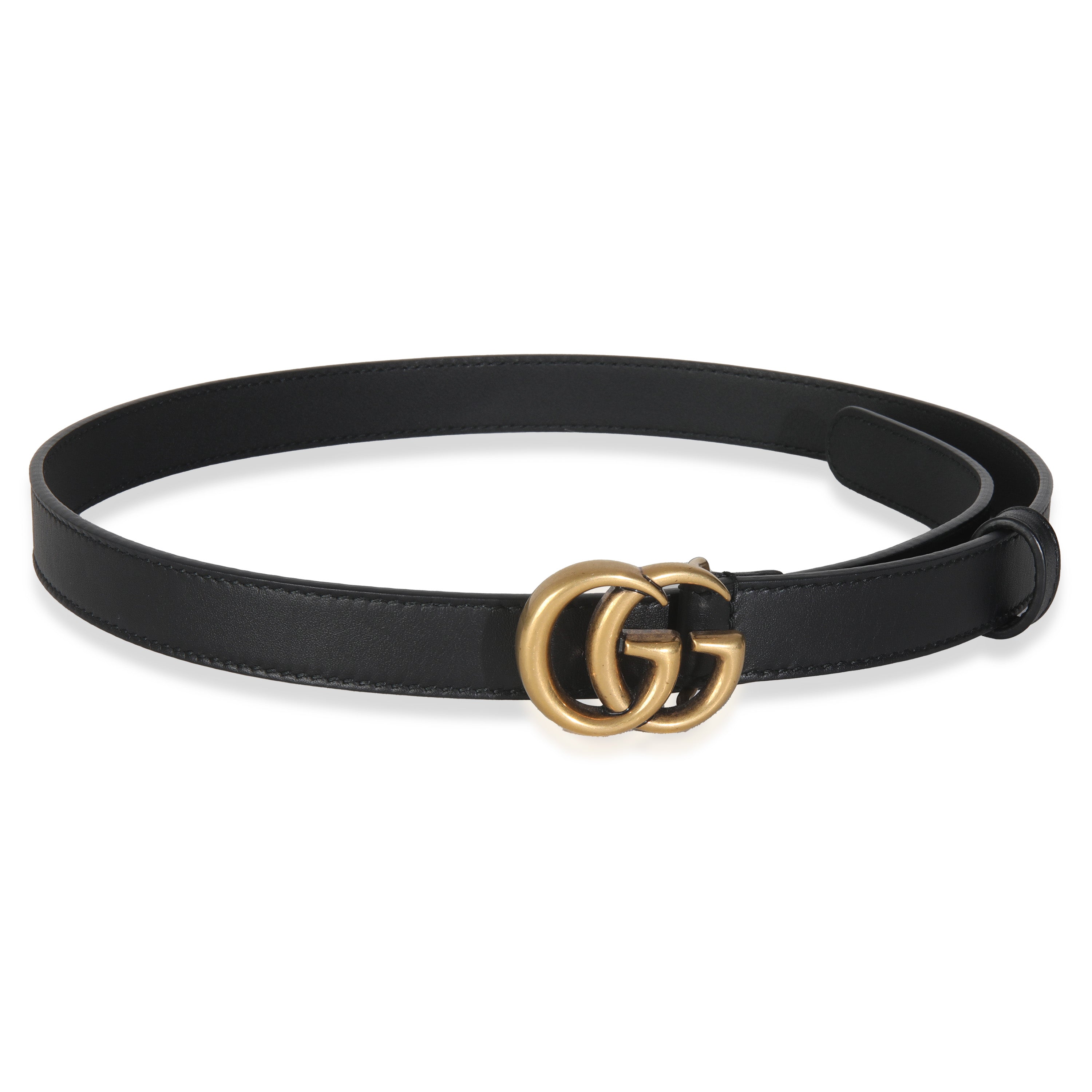 Black Calfskin Thin Interlocking G Marmont Belt 70/28185、mySite、garagedoors4me