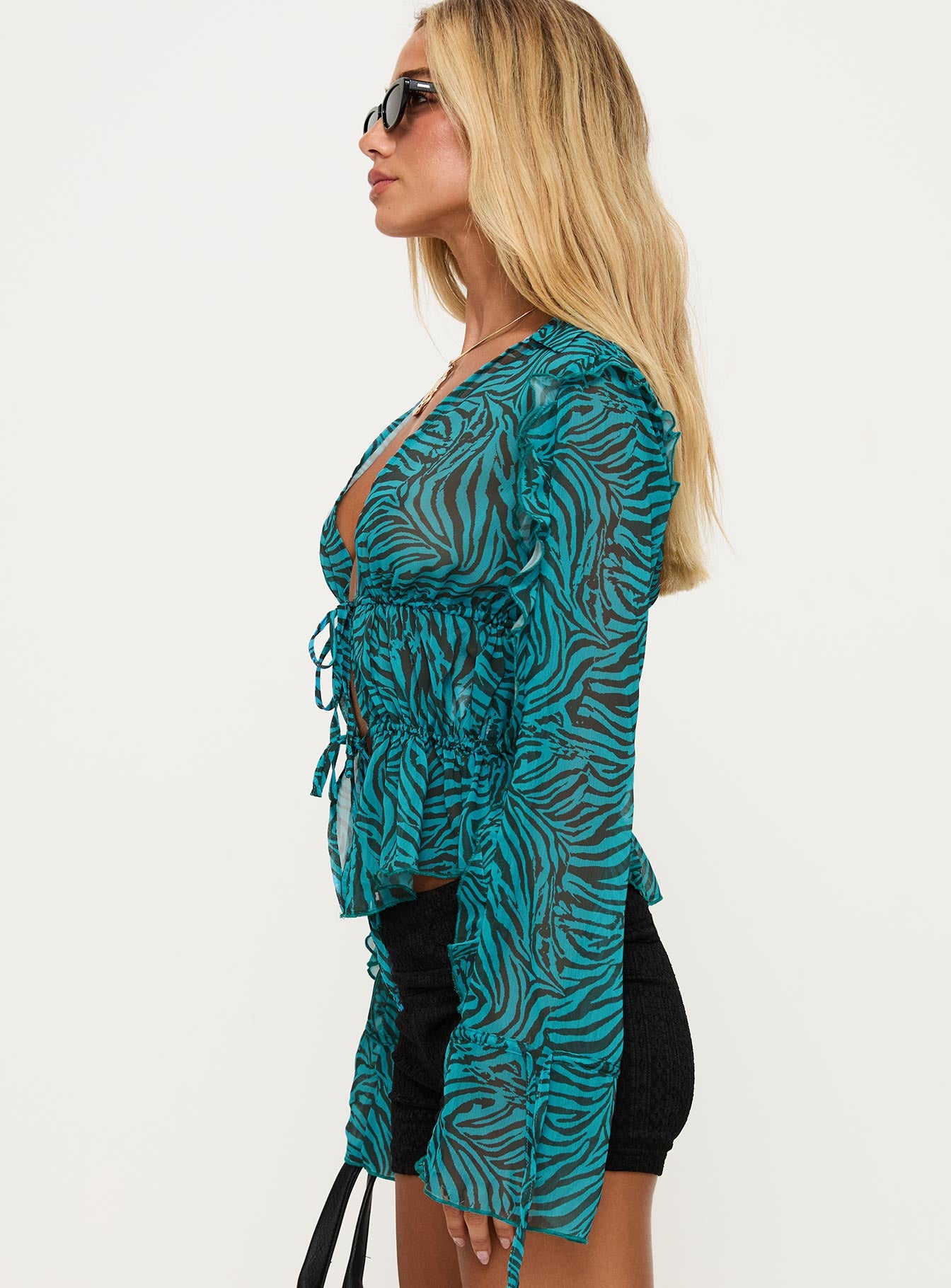 Holidaze Long Sleeve Top Zebra、mySite、solidvoid