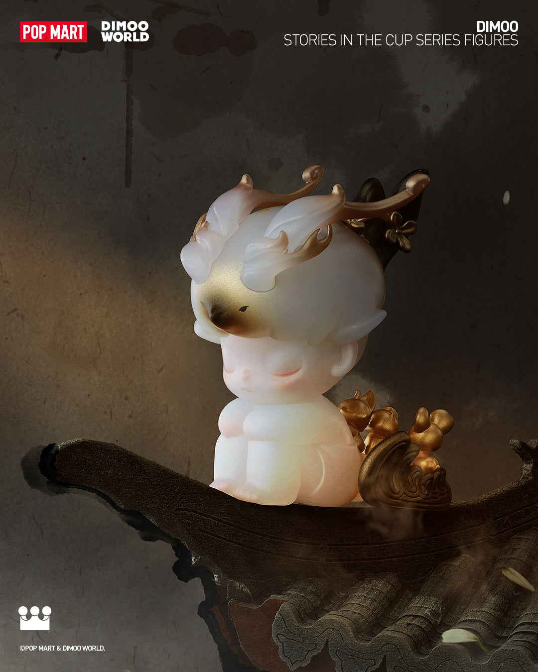  POP MART DIMOO Stories in the Cup Series Figures、mySite、greenlandpopulation