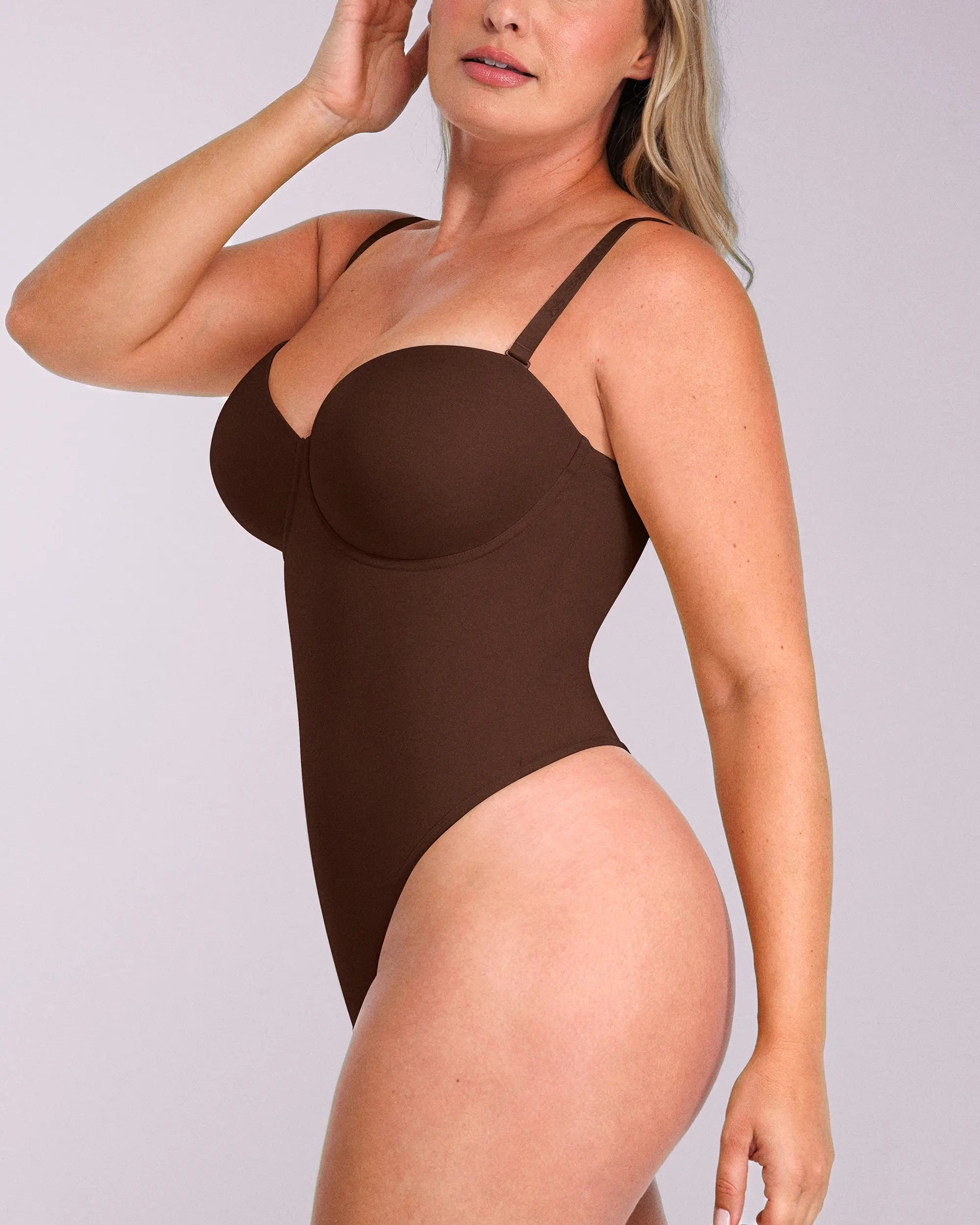 Bare Essentials™ AirSlim® Strapless Thong Bodysuit、mySite、bengalsvssteelers