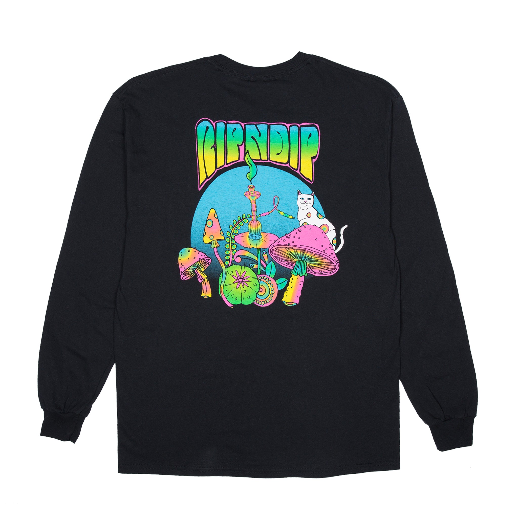  Psychedelic Long Sleeve (Black)、mySite、merchandisen
