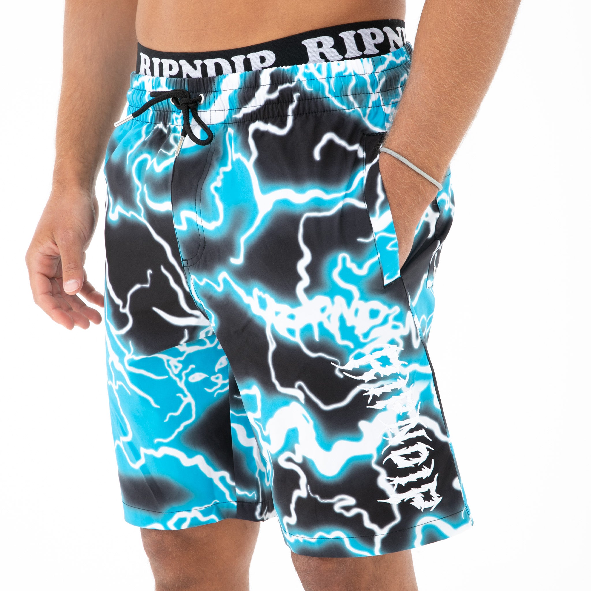  Nikola Swim Shorts (Black/Blue)、mySite、merchandisen
