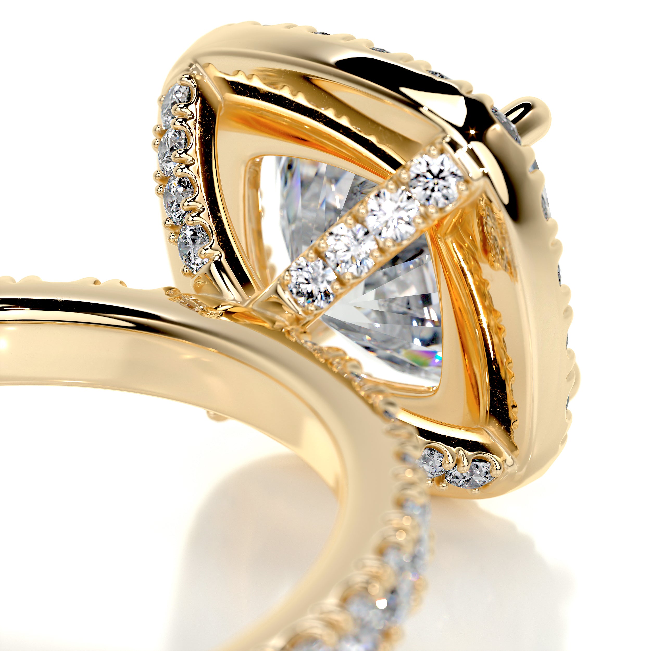 Alice Diamond Engagement Ring -18K Yellow Gold、mySite、hinf8tx79