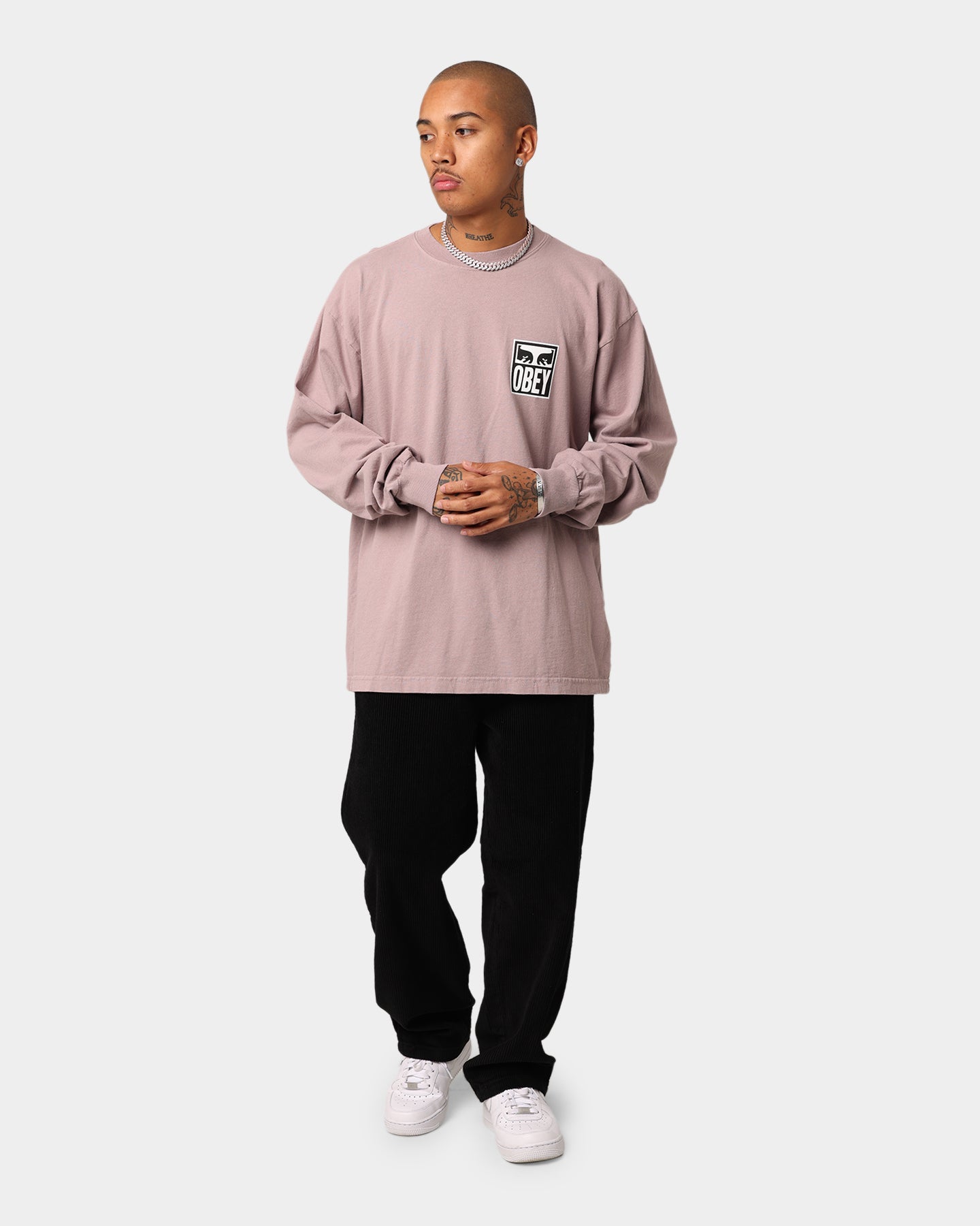 Obey Eyes Icon 2 LS T-shirt Gallnut、mySite、zt4zffjzw