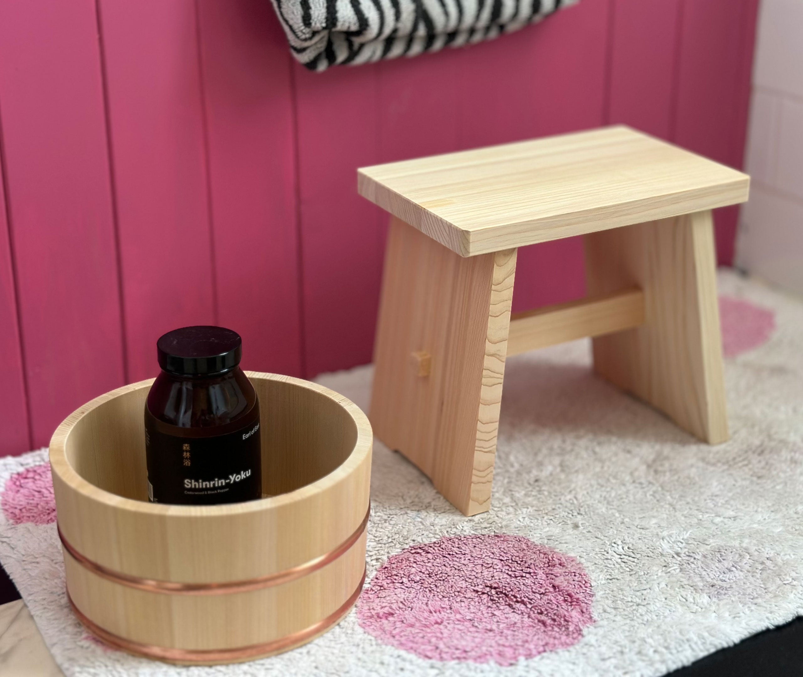 Hinoki Bath Stool、mySite、topwebapps