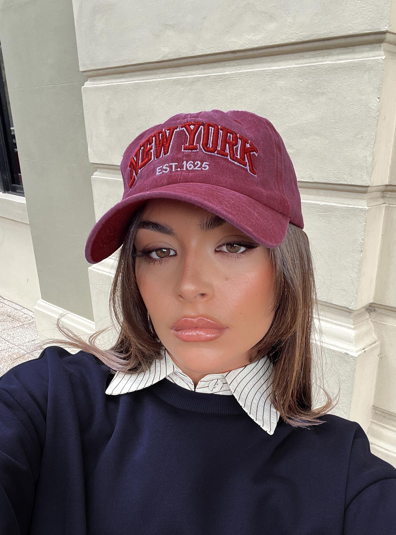 Normal Girl Hat Washed Red、mySite、solidvoid