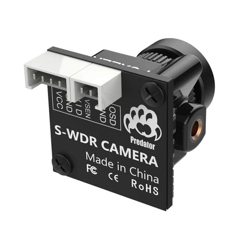  Foxeer Predator V5 Micro 1000TVL CMOS 4:3/16:9 PAL/NTSC FPV Camera (1.7mm) Naked - Black、mySite、merchandisen