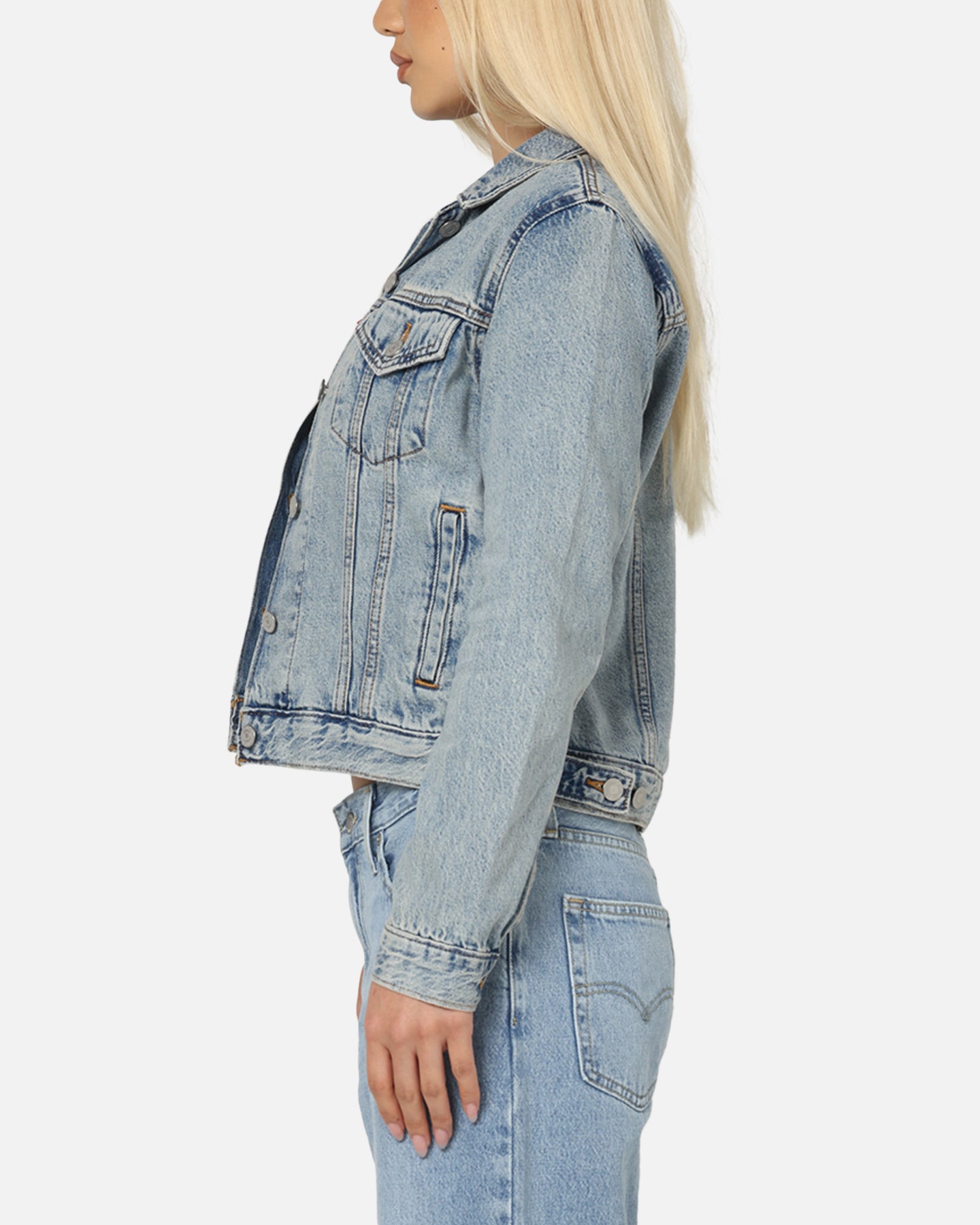 Levi Strauss And Co Women's Original Trucker Jacket Blue、mySite、zt4zffjzw