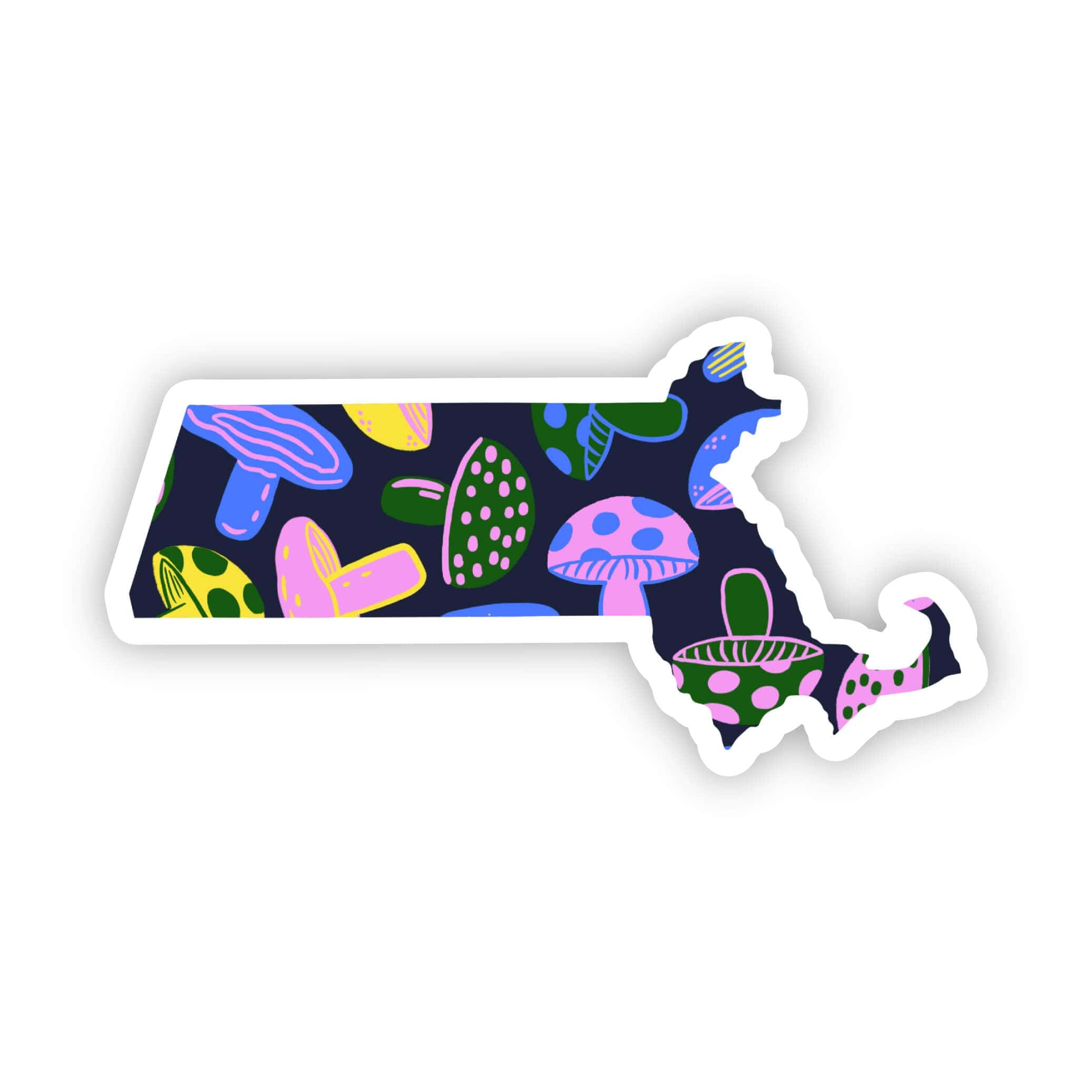  Massachusetts Sticker - Mushroom、mySite、elrpsem3k