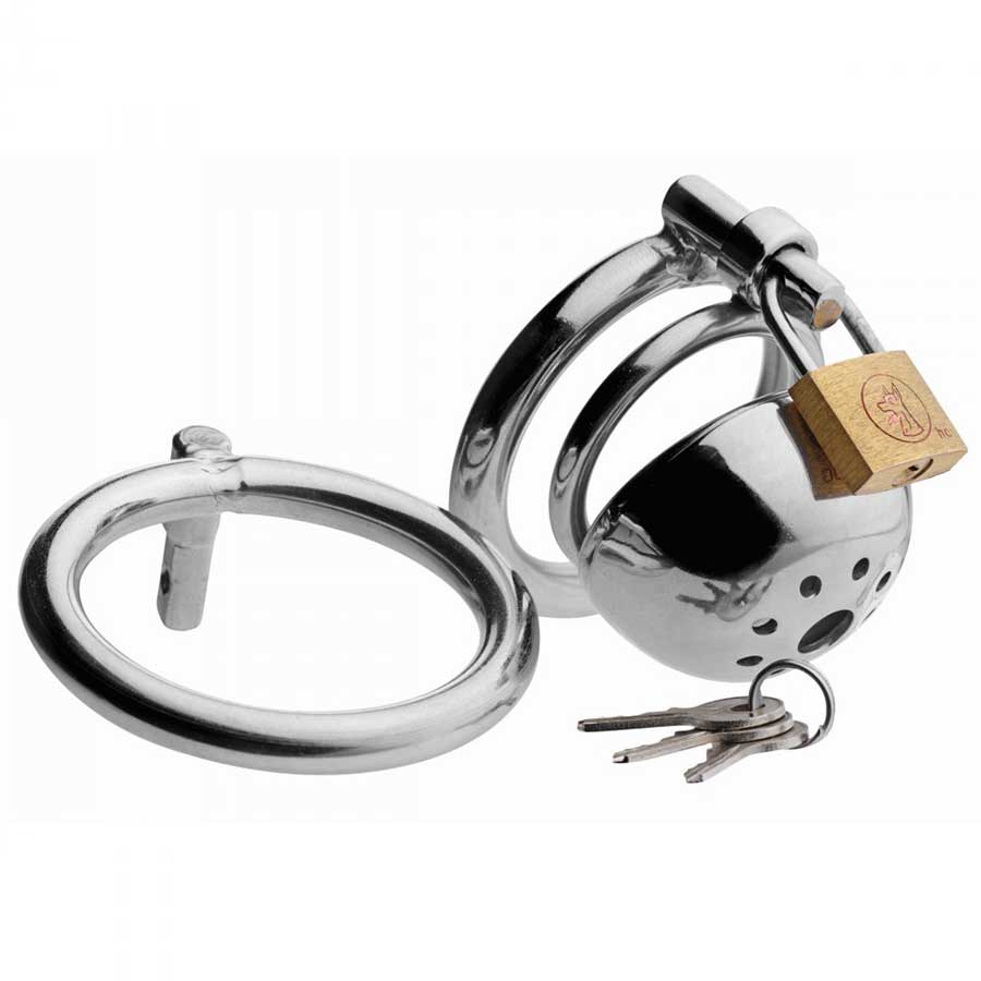 Solitary Extreme Confinement 2.5 Inch Stainless Steel Cock Cage、mySite、bottomscart