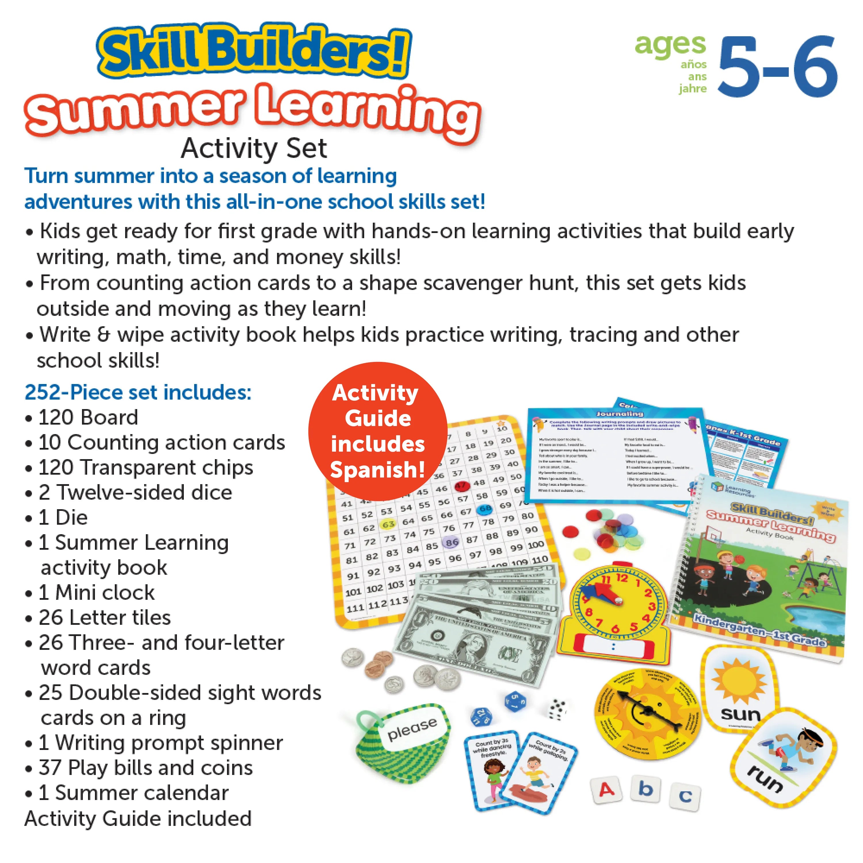 Skill Builders Summer Learning Activity Set - K-1、mySite、lovesweatpilates