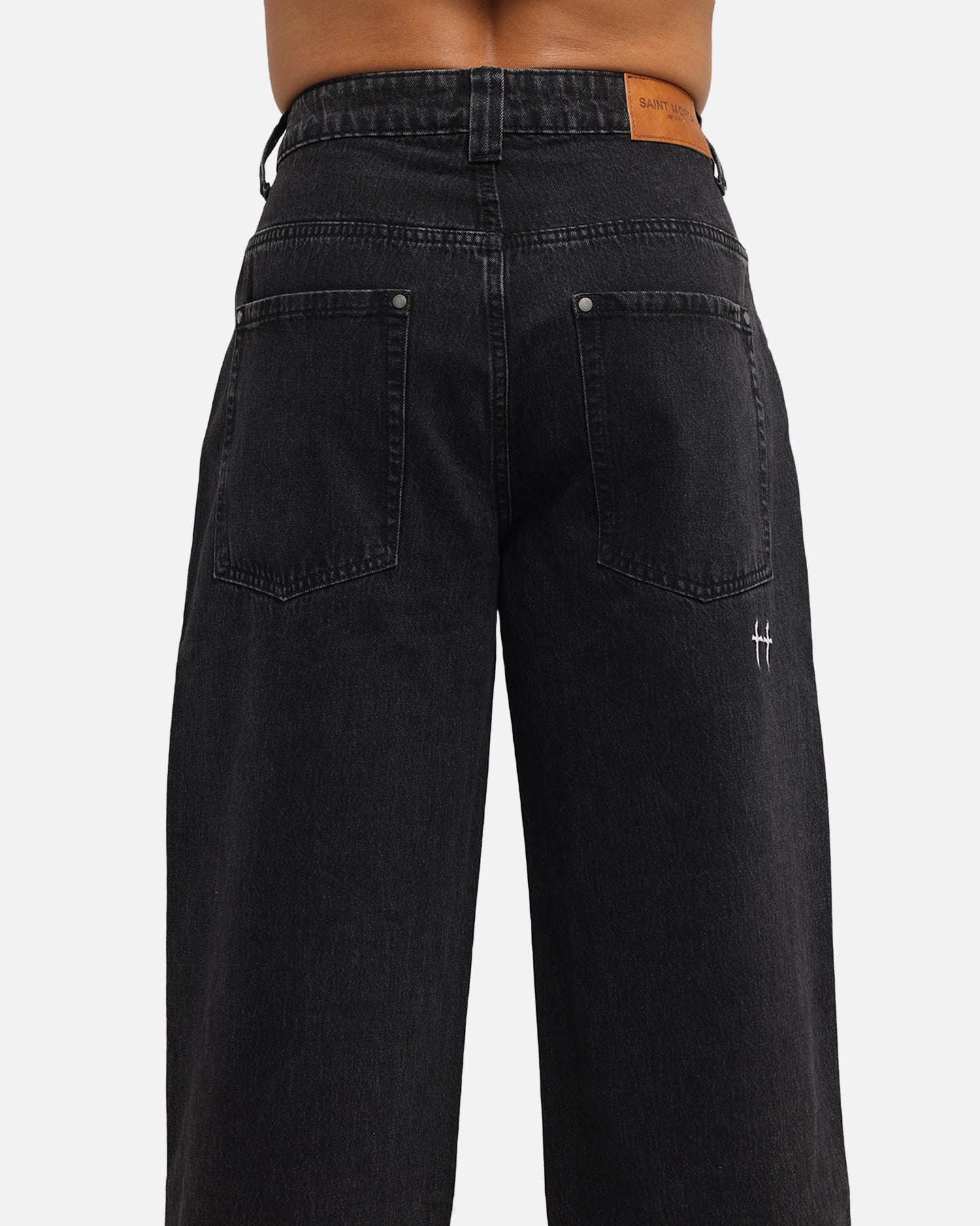 Saint Morta Amplus Tribal Rhinestone Jeans Black Shadow、mySite、zt4zffjzw