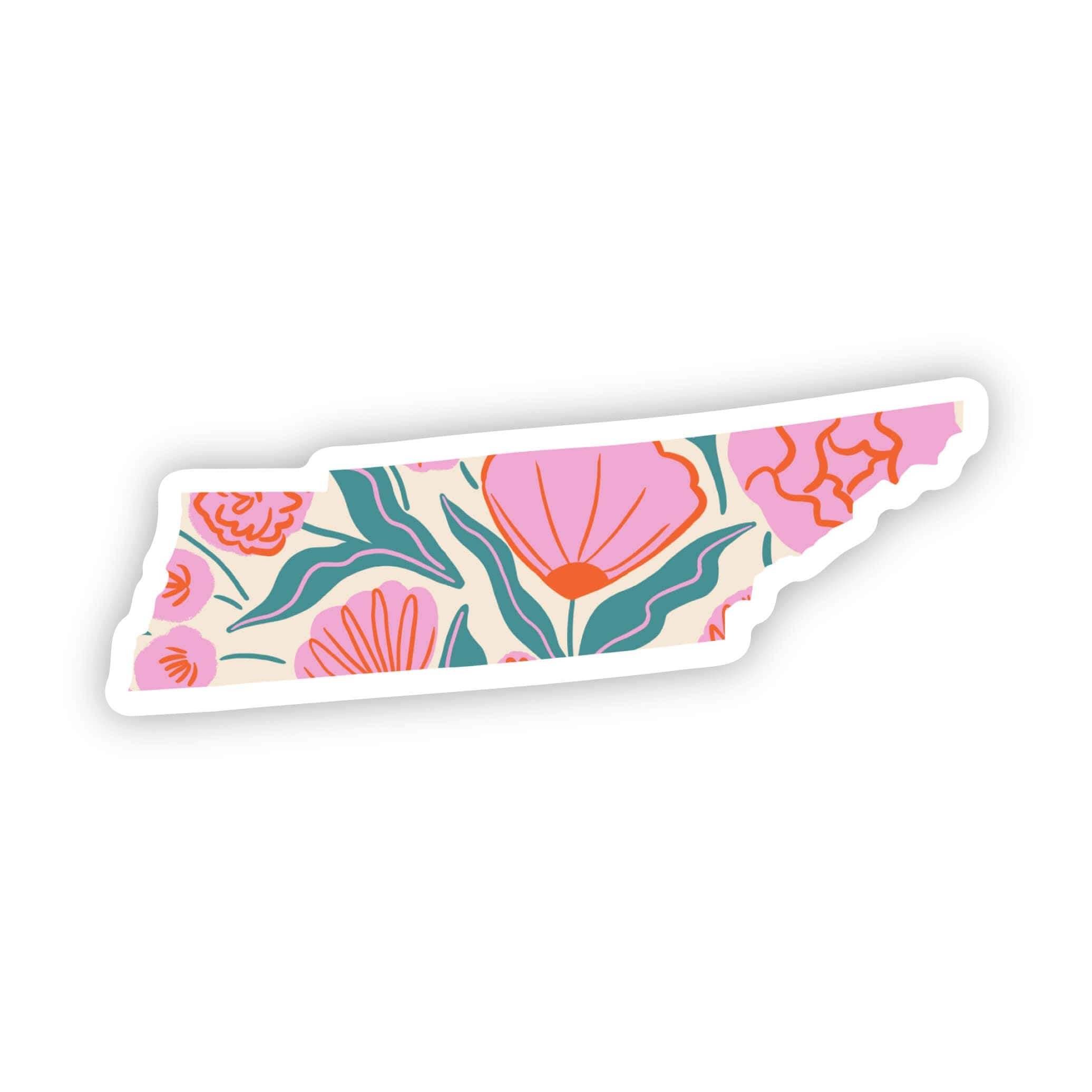  Tennessee Sticker - Elegant Floral、mySite、elrpsem3k