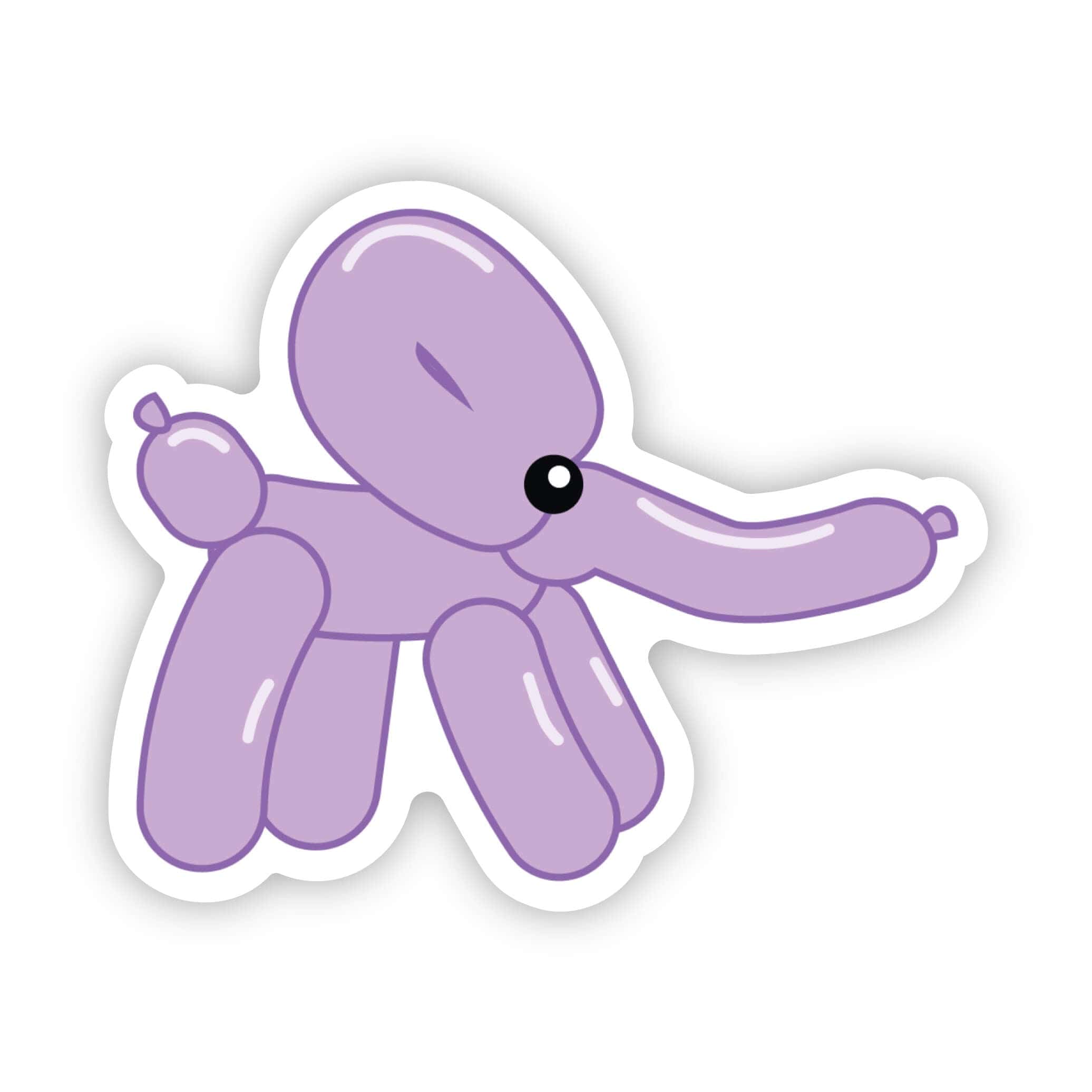  Purple Elephant Balloon Sticker、mySite、ghnorth