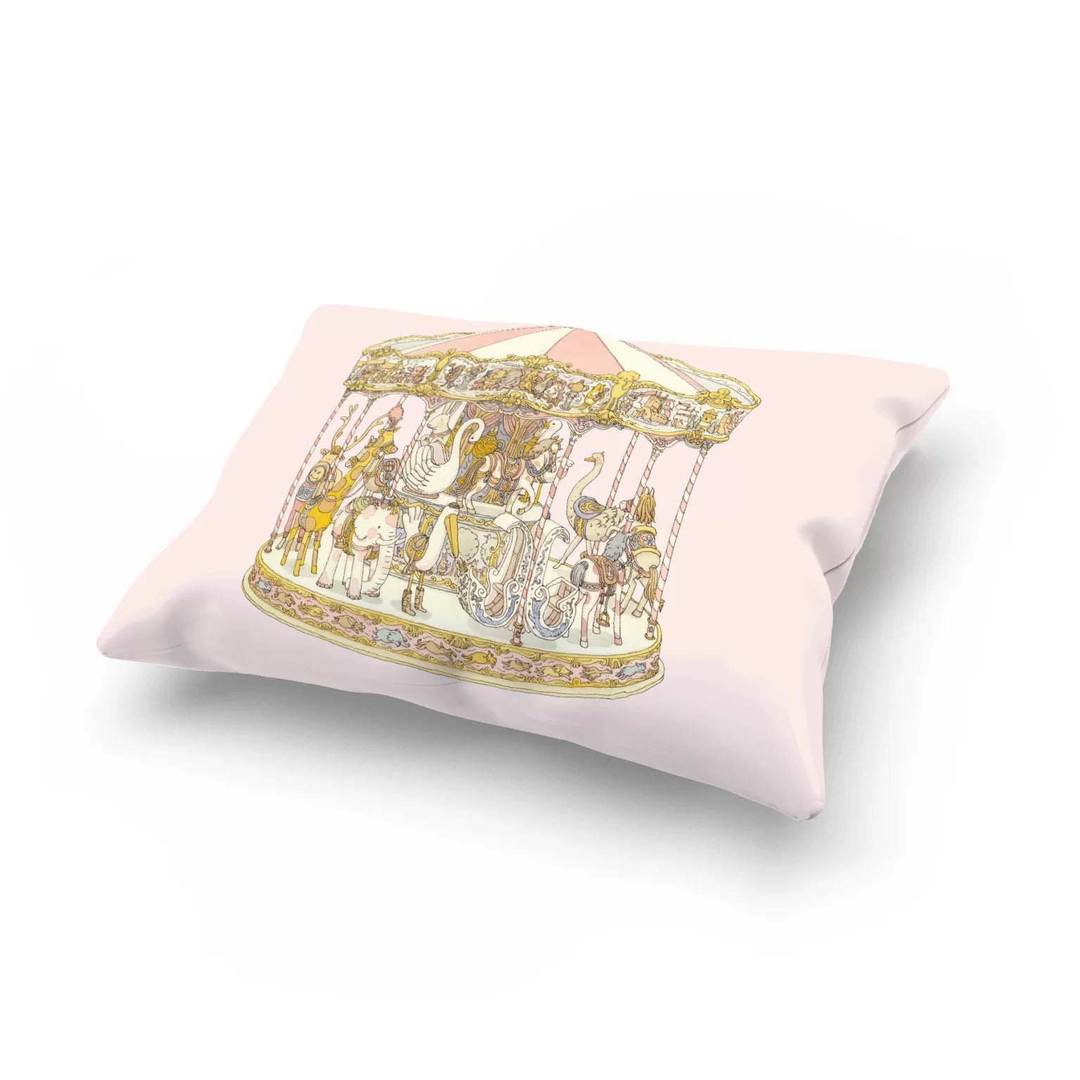  Atelier Choux Pink Carousel Cushion、mySite、elrpsem3k