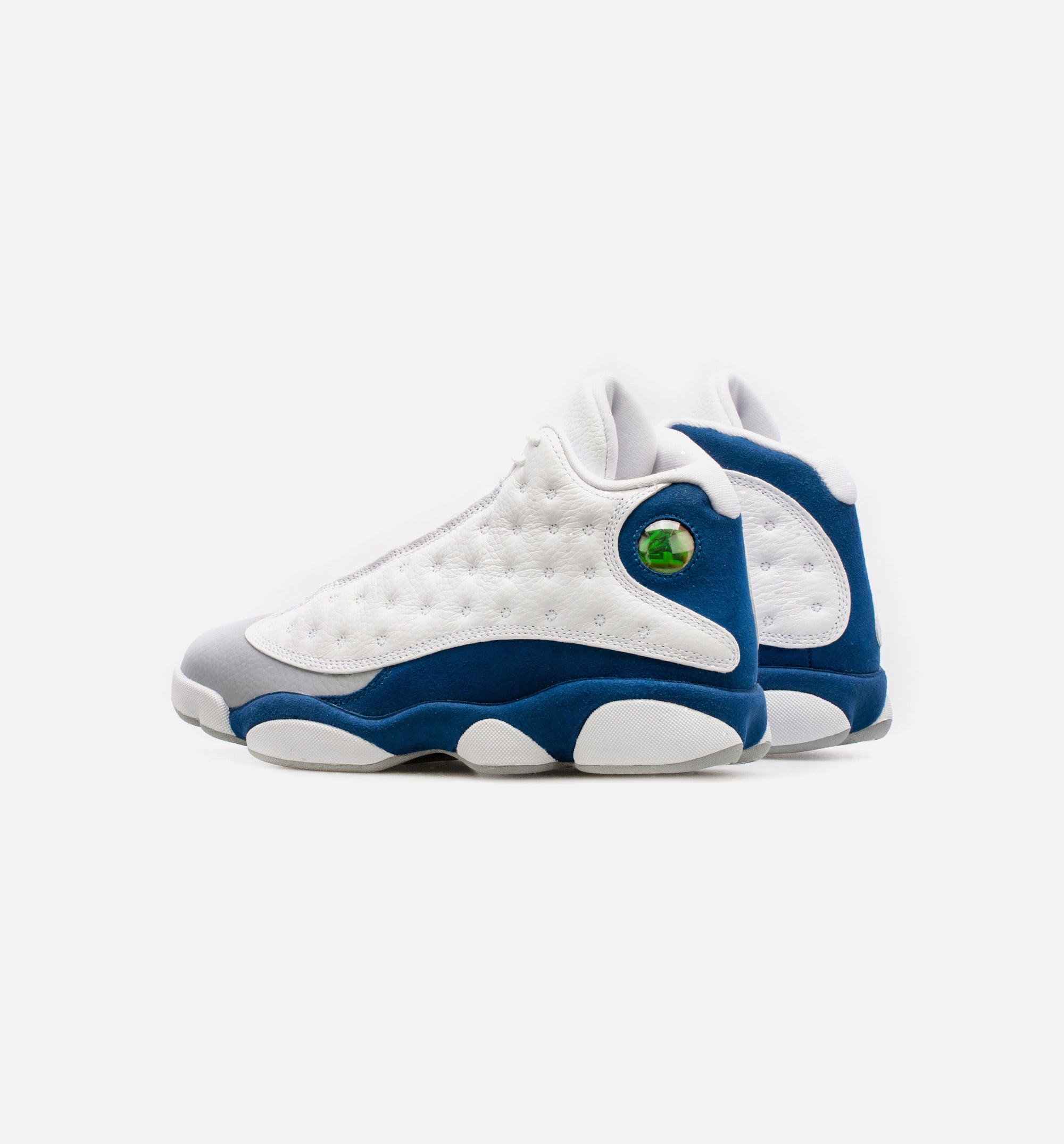 Air Jordan 13 Retro French Blue Mens Lifestyle Shoe - White/Blue Free Shipping、mySite、dreamappss
