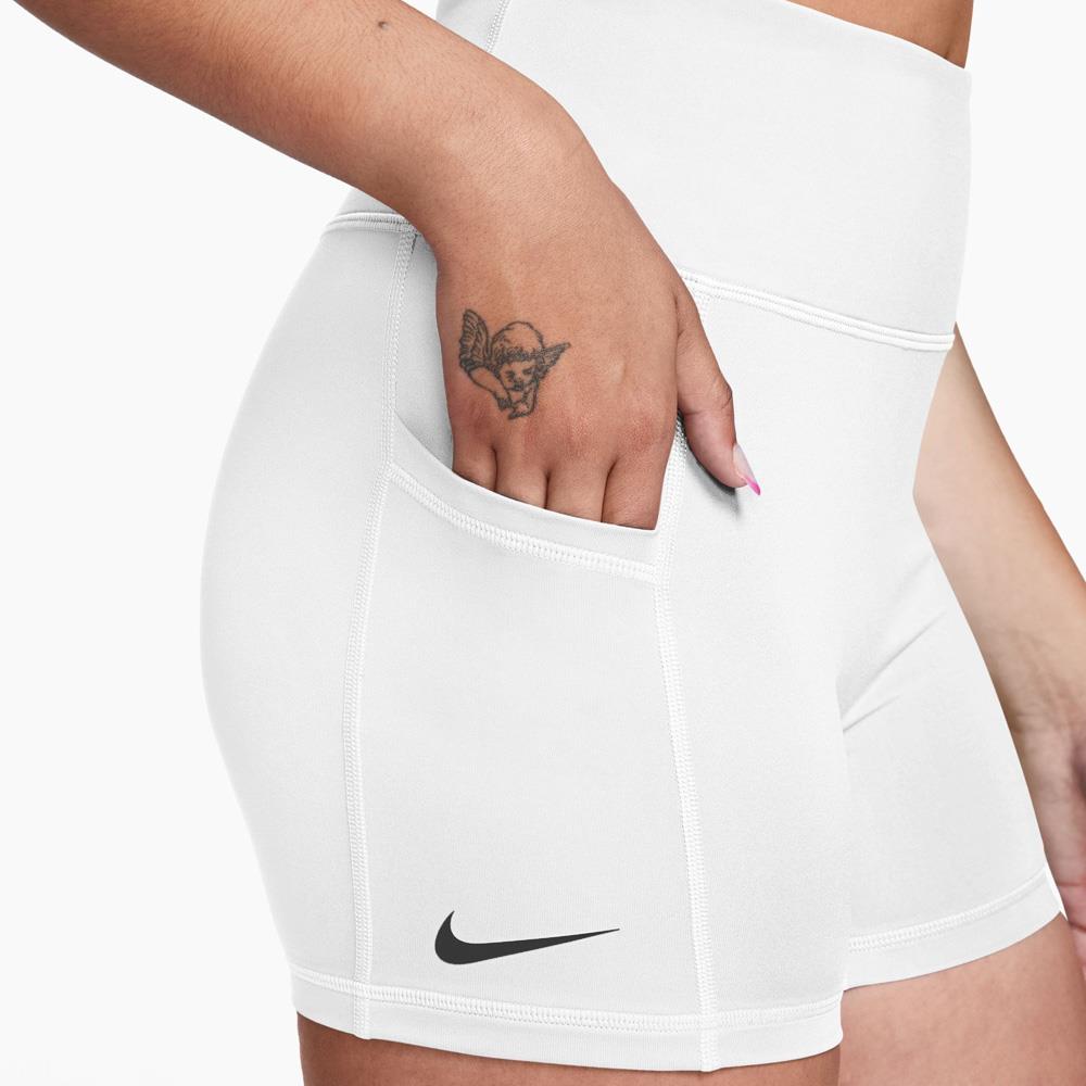 Nike Women's Advantage Ballshort - White、mySite、neckold