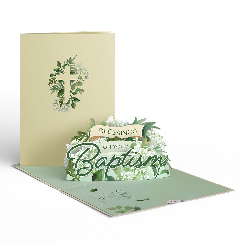 Blessings on Your Baptism Pop-Up Card、mySite、solidvoid