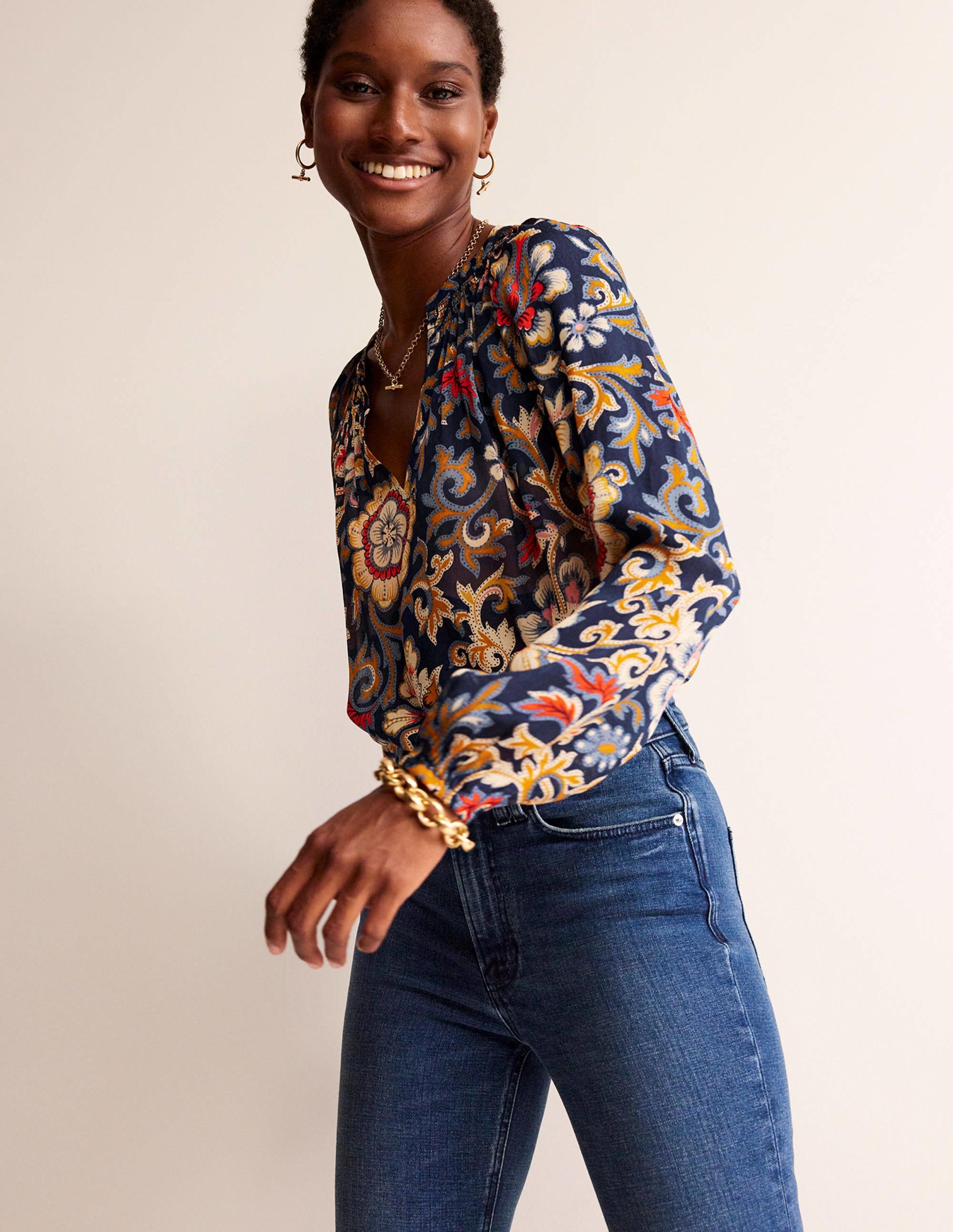  Grace Top-Multi, Botanical Lawn、mySite、ashleygrahame