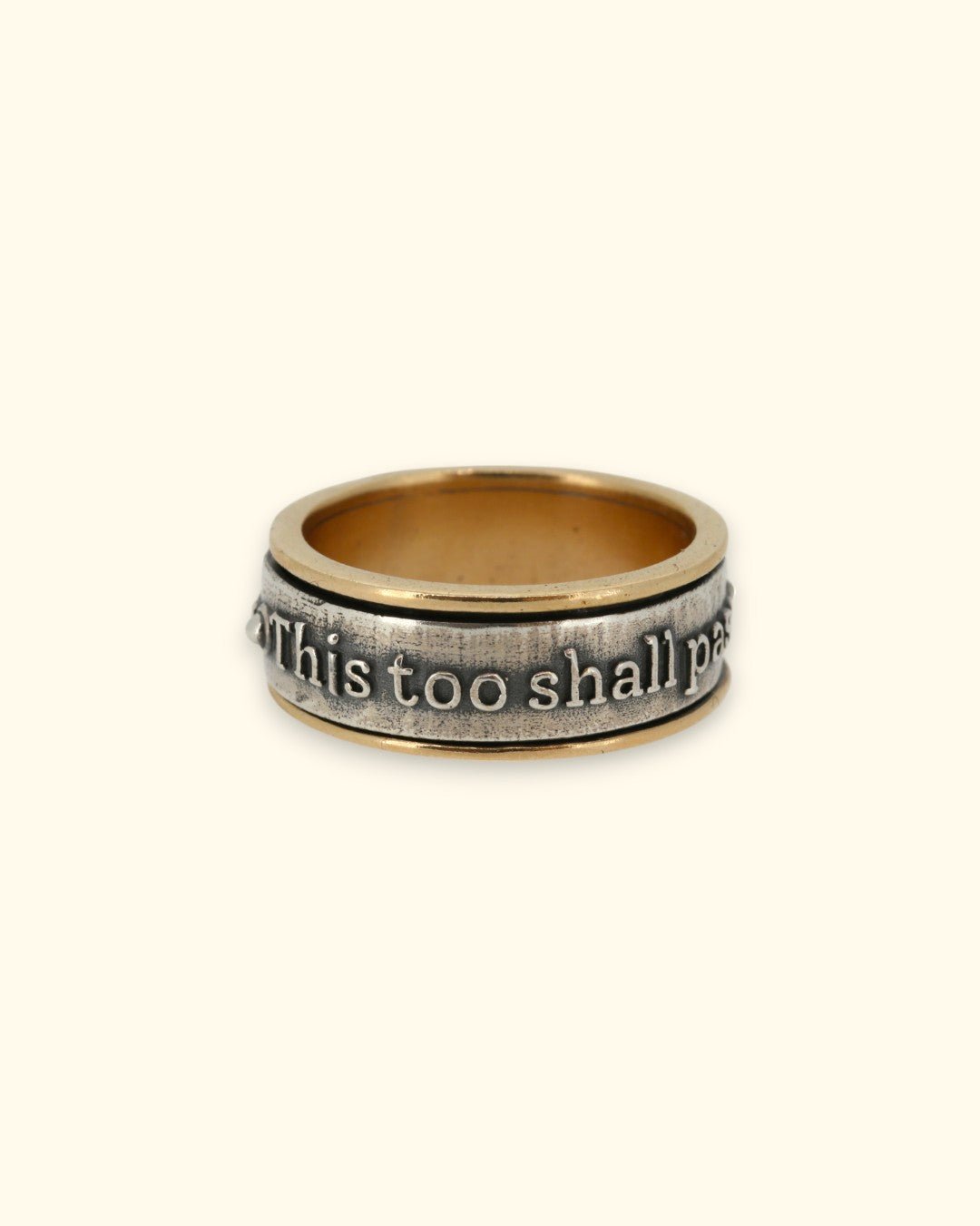 This Too Shall Pass Ring Spinner Mindfulness Ring、mySite、topwebapps