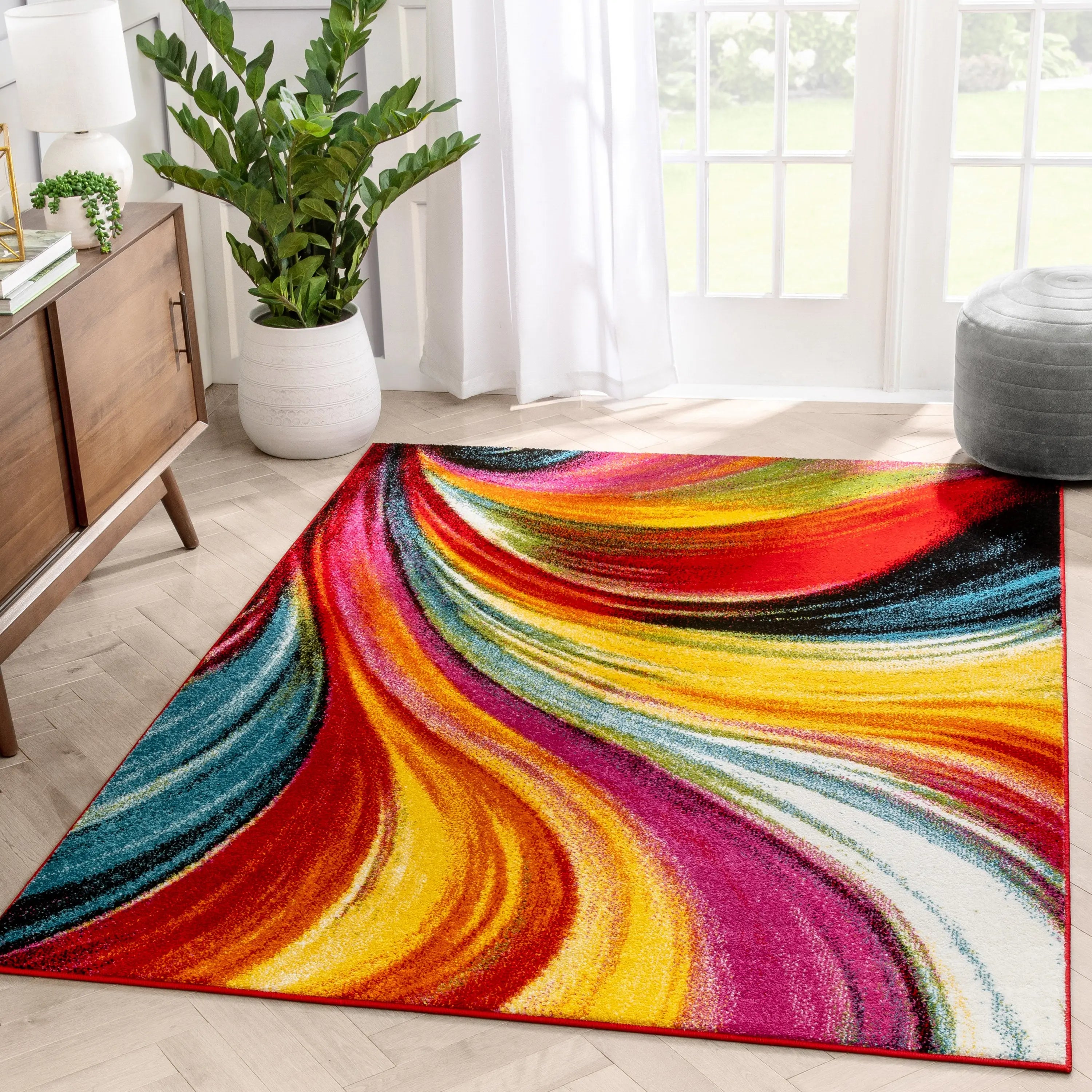 Pleasure Multi Modern Bright Rug、mySite、gigharbornorthrealestate