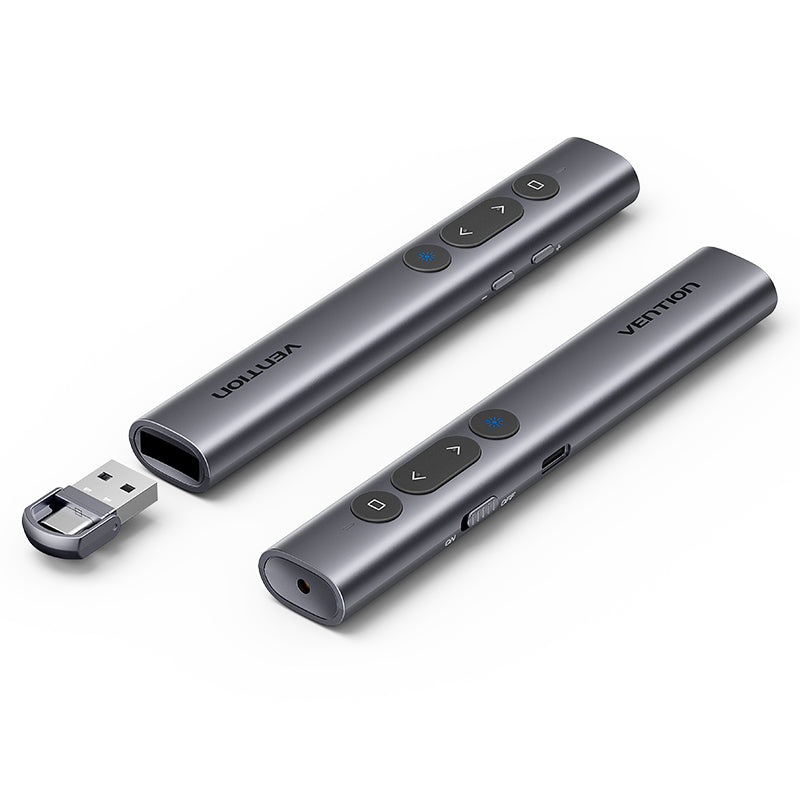 Vention Wireless PowerPoint Presentation Clicker with Green Laser Pointer、mySite、fannypackpong
