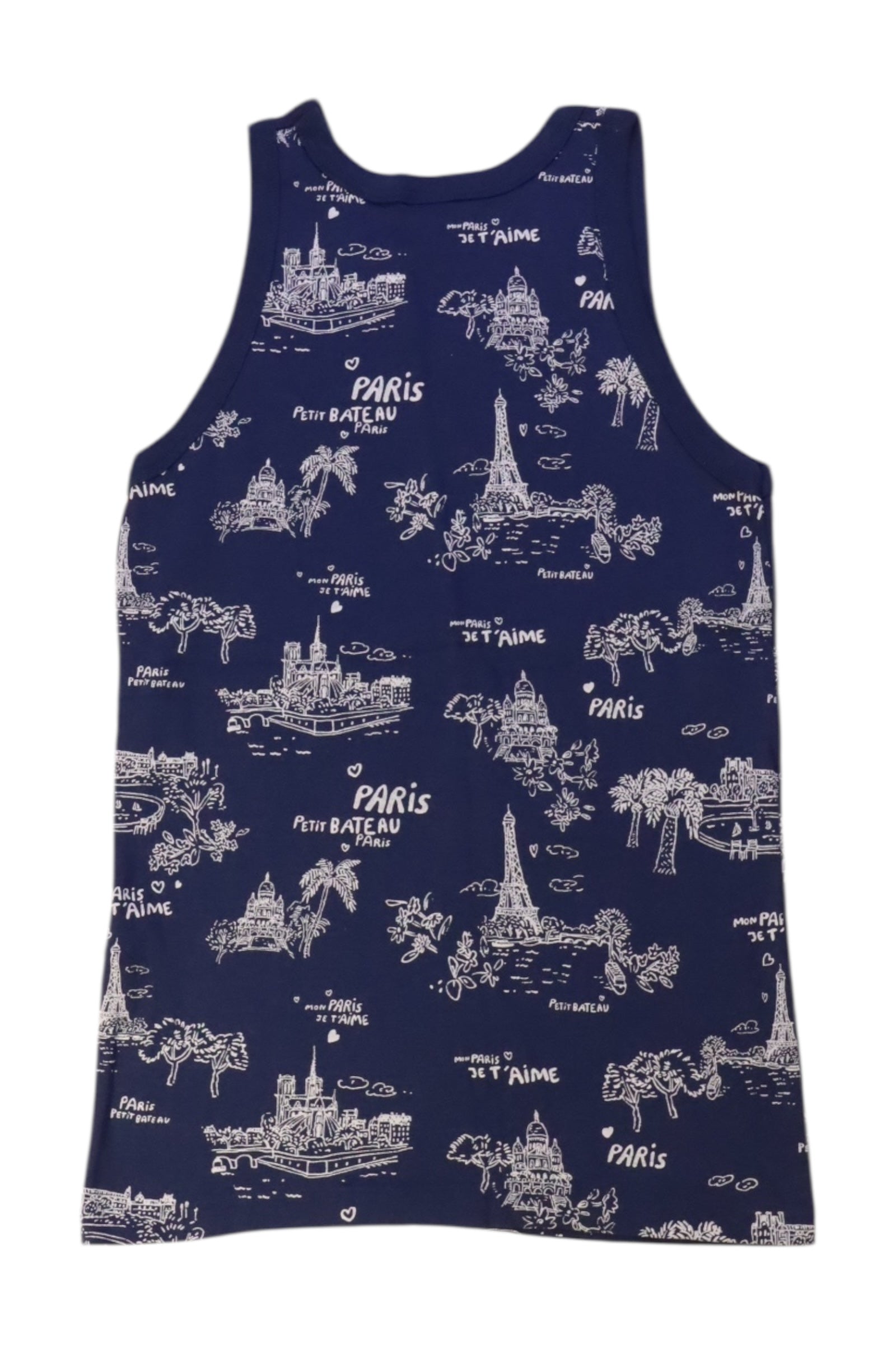 Petit Bateau Paris Print Tank Top 12Y、mySite、g9winljtr
