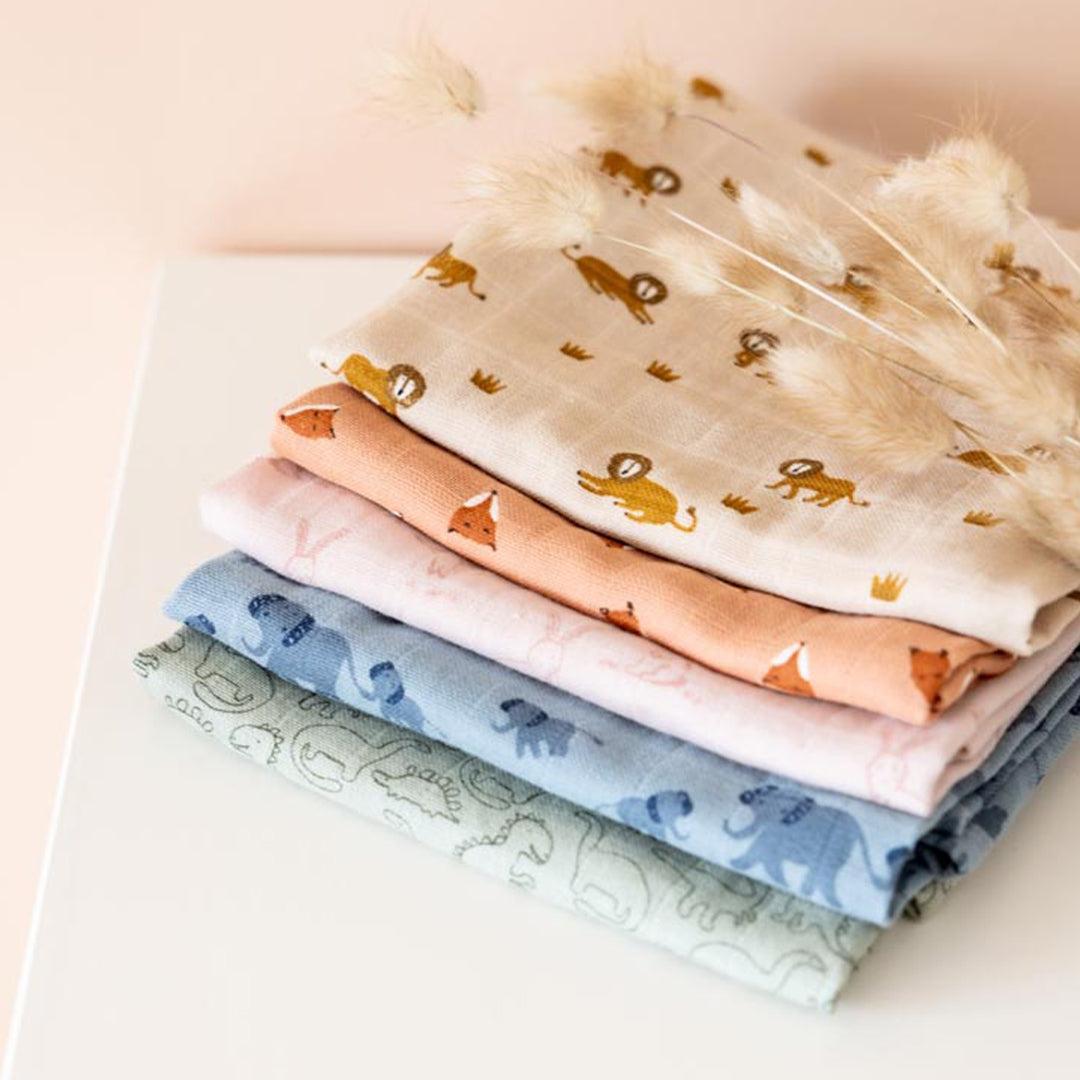  Trixie Muslin Cloths 3 Pack Mix - Lively Lion、mySite、merchandisen