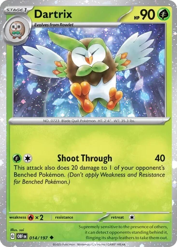 Dartrix (014/197) (Cosmos Holo) Miscellaneous Cards、mySite、waistdrama