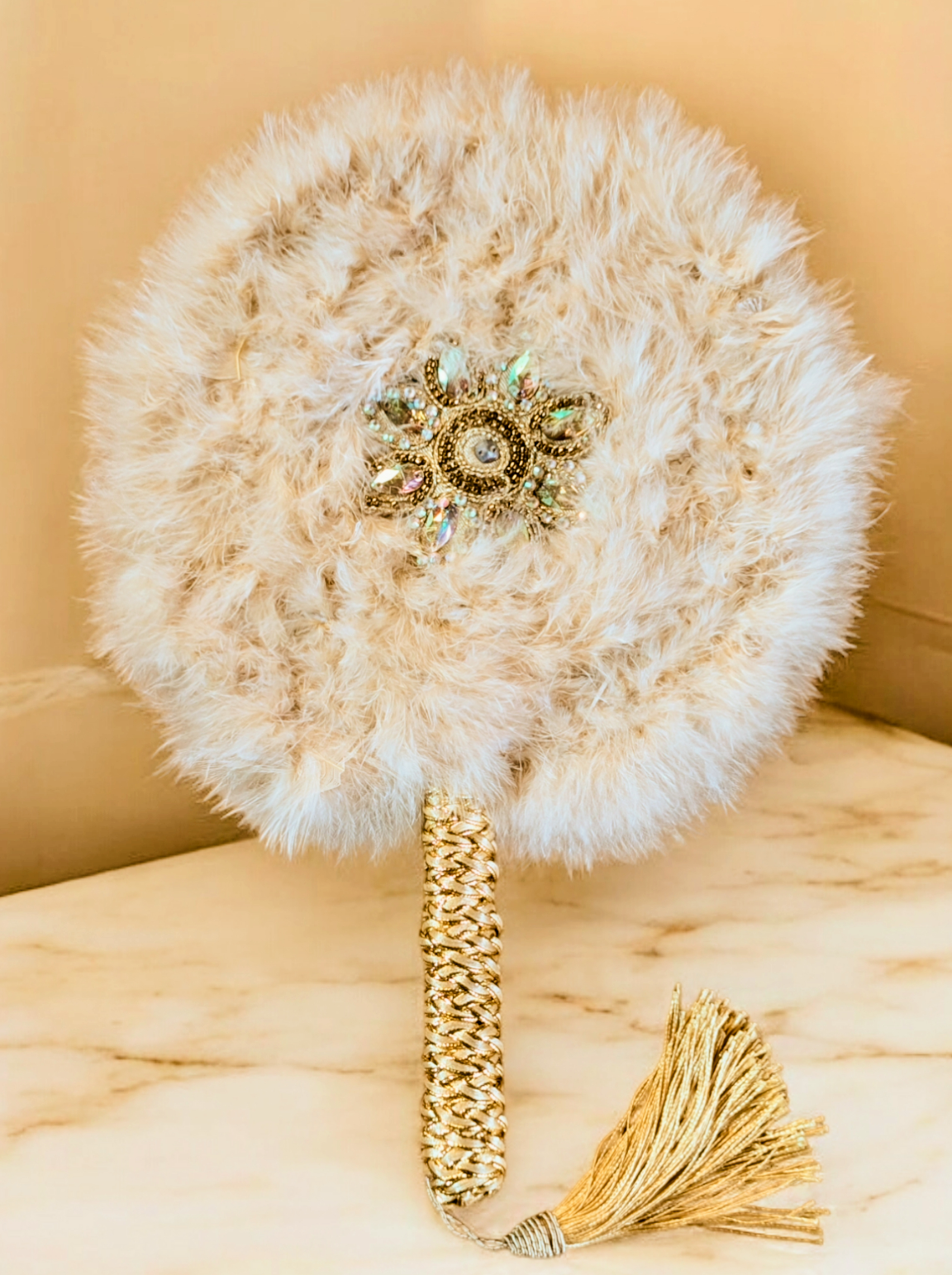 Dupsie's Safari Starlight African Feather Fan DPAFFAT51、mySite、solidvoid