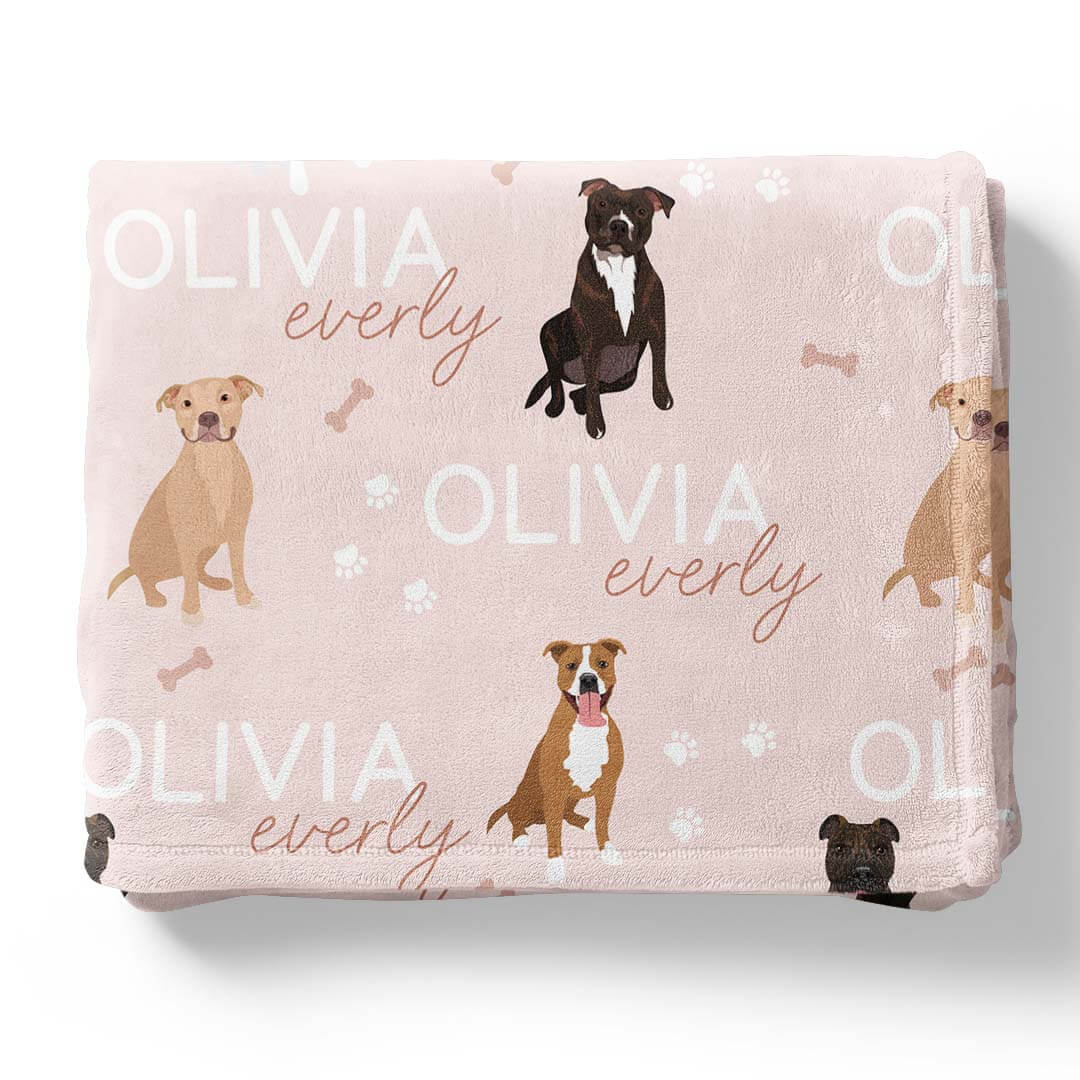  Personalized Kids Blanket | Pit Bull、mySite、layawaytickets