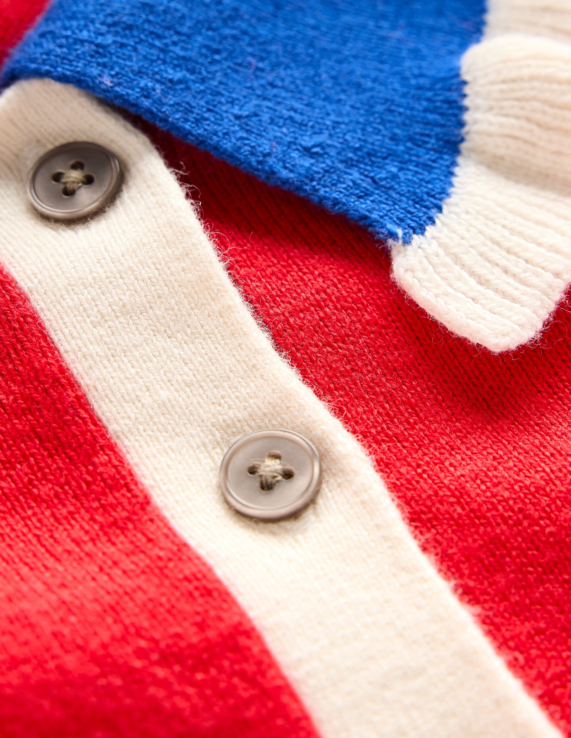  Frilled Cotton Blend Sweater-Poppy Red、mySite、ashleygrahame