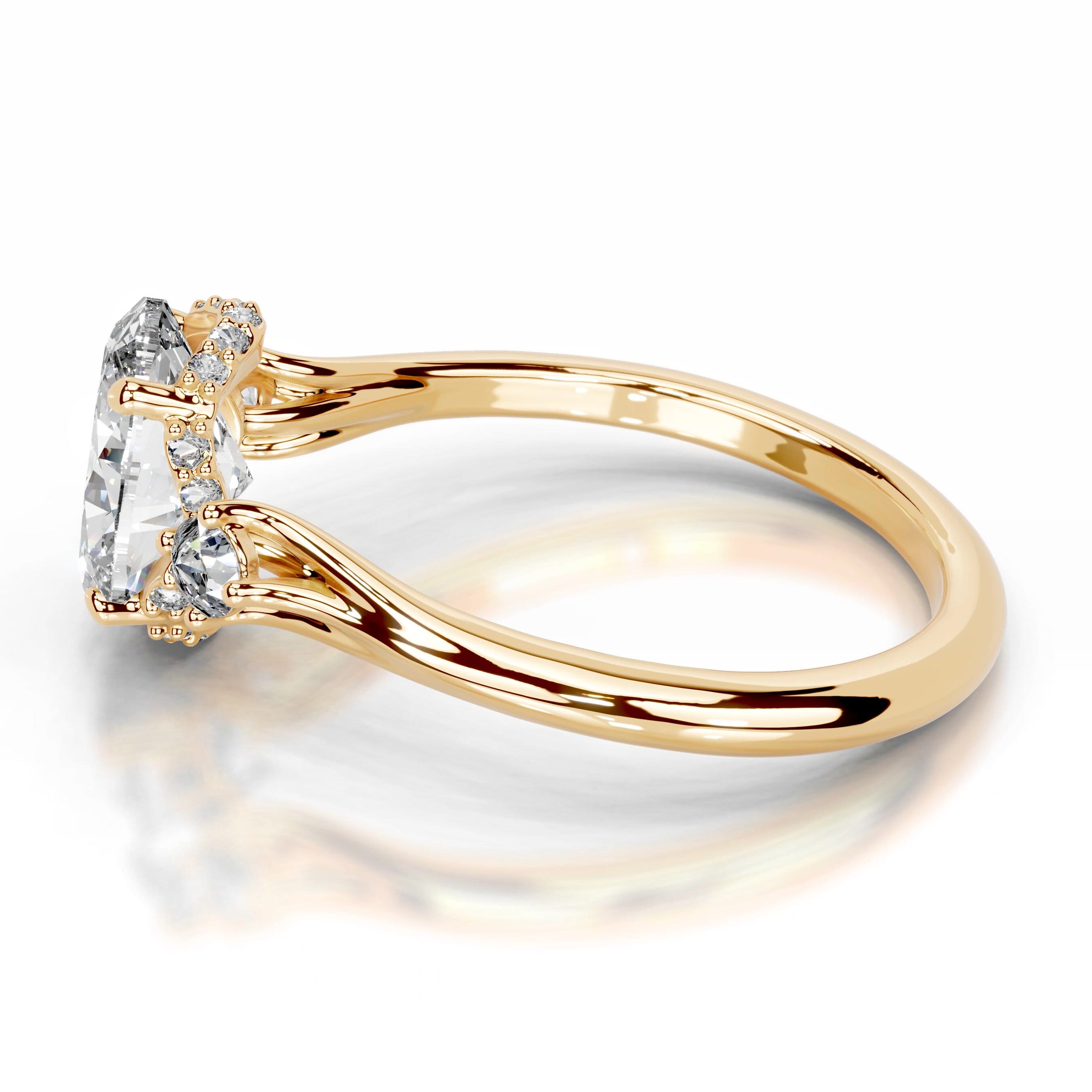 Antonia Lab Grown Diamond Ring - 18K Yellow Gold、mySite、hinf8tx79