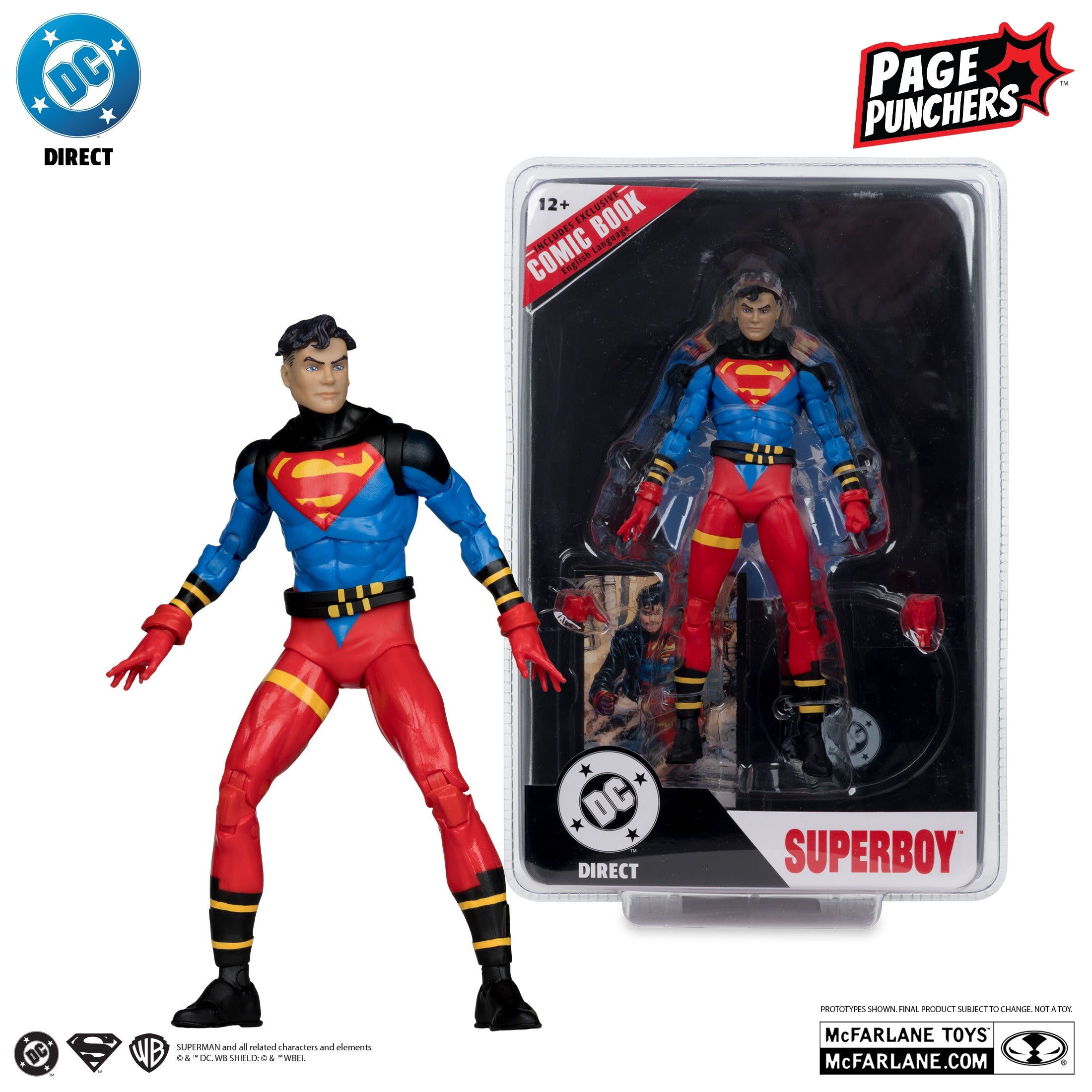 DC Direct Page Punchers Wonder Woman & Superboy SET OF 2、mySite、hgirdovlk