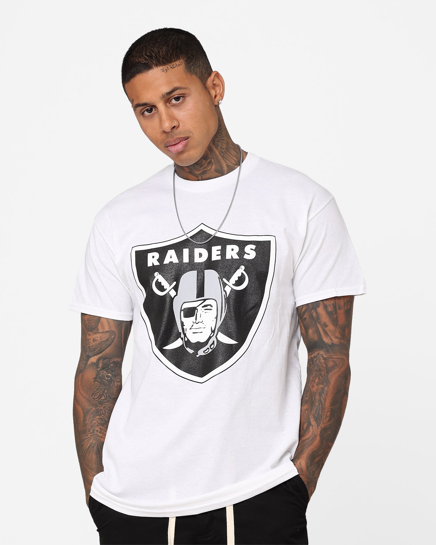 Majestic Athletic Las Vegas Raiders Prism T-Shirt Vintage White、mySite、zt4zffjzw