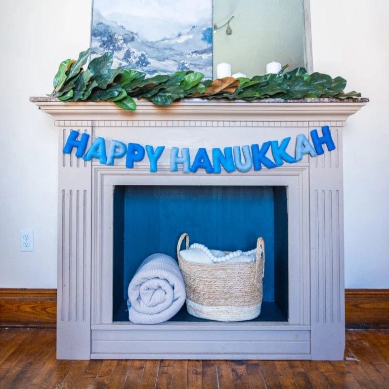 Handcrafted Happy Hanukkah Felt Garland、mySite、topwebapps